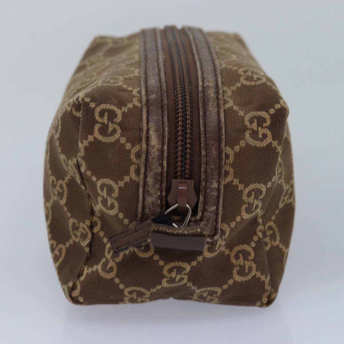 GUCCI GG Canvas Pouch Brown 039 1117 bs15211