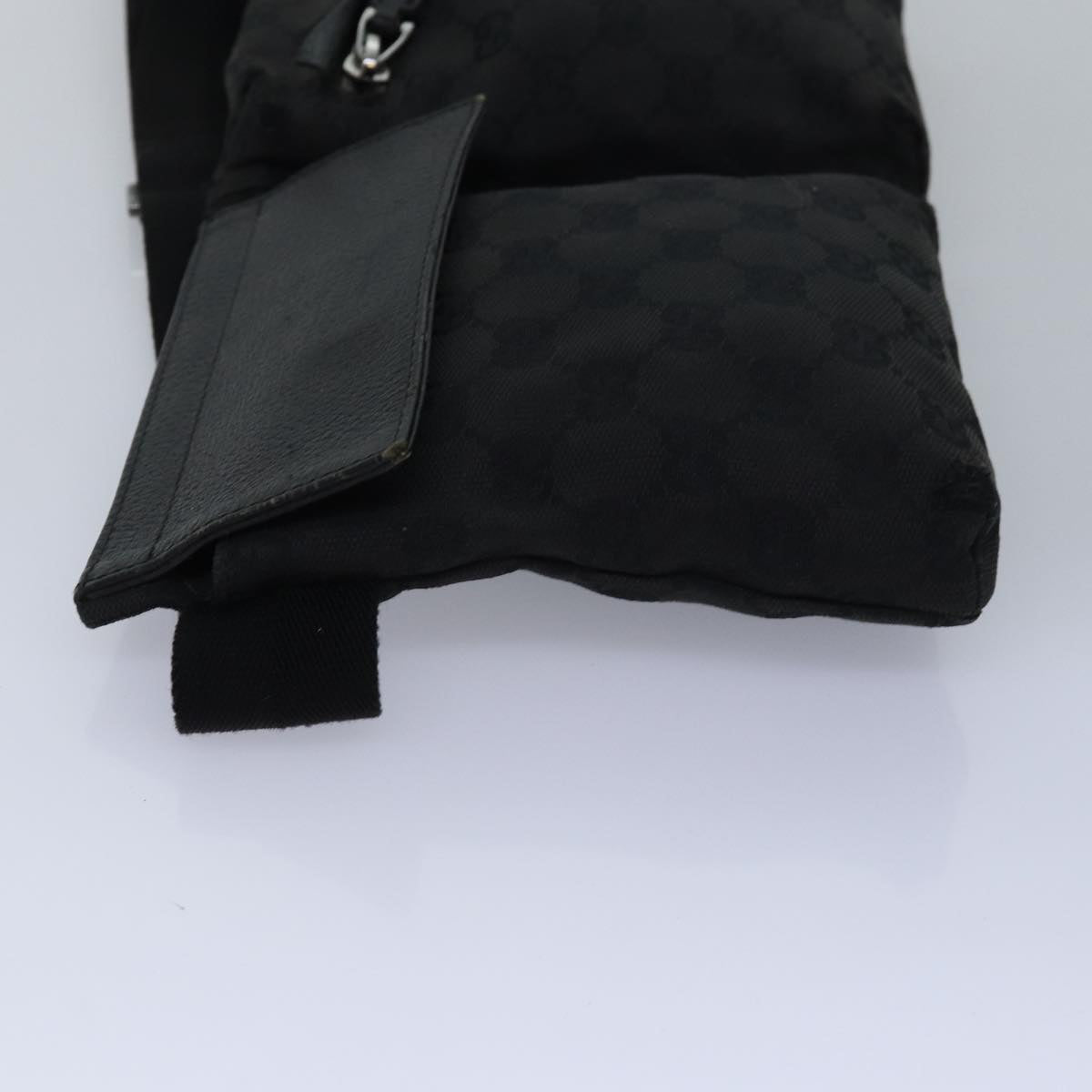 GUCCI GG Canvas Waist bag Black 28566 bs15213