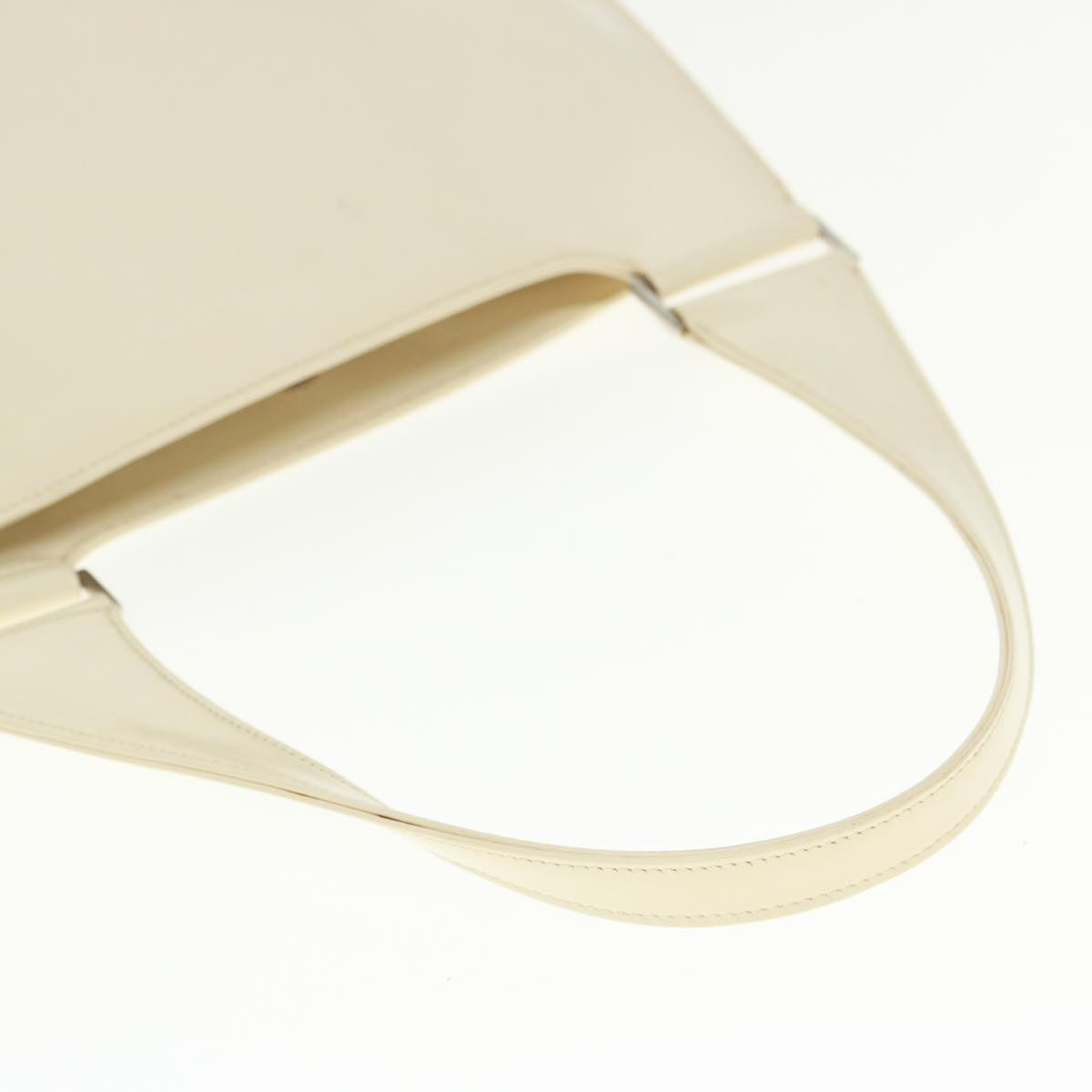 GUCCI Hand Bag Enamel White 001 3119 bs15230