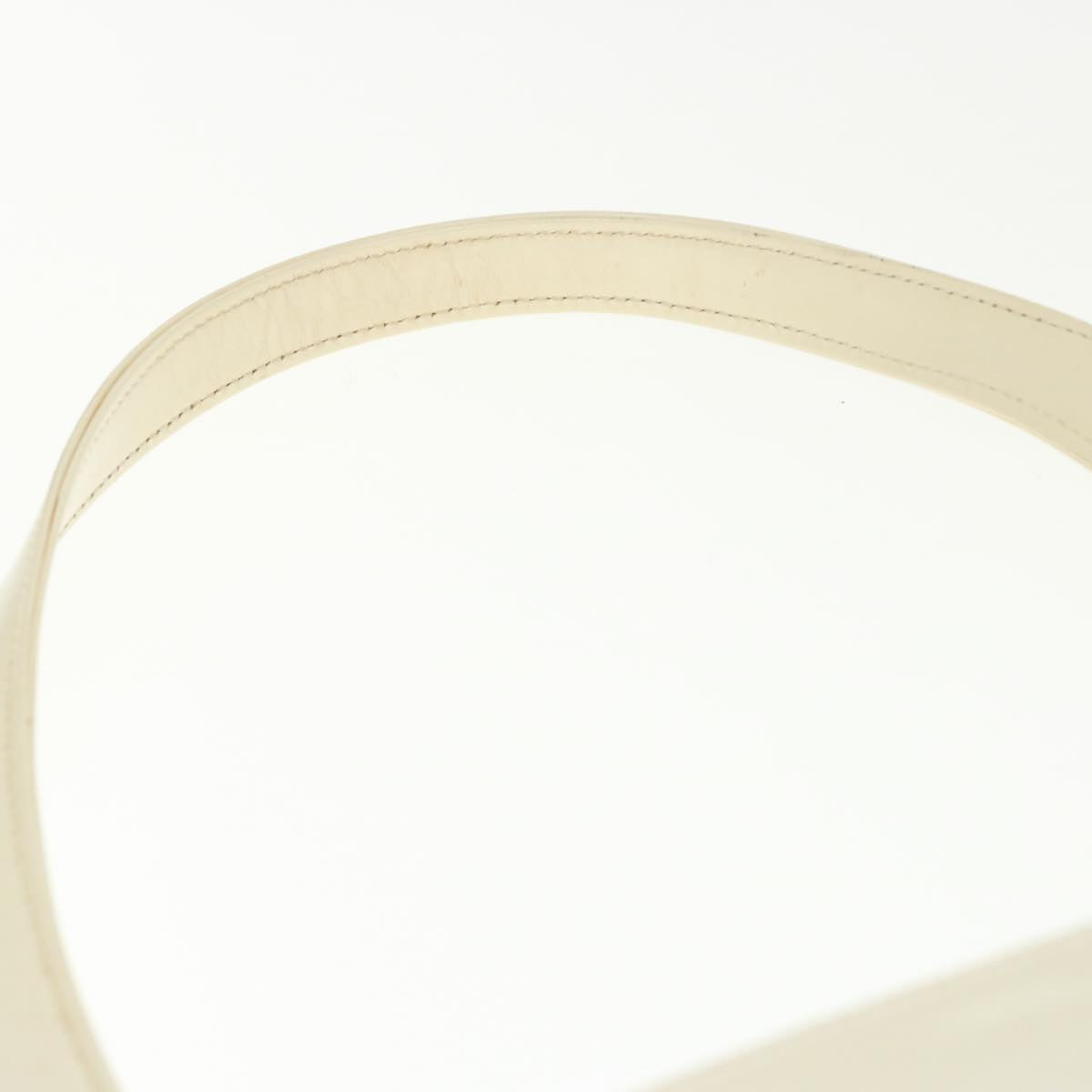 GUCCI Hand Bag Enamel White 001 3119 bs15230
