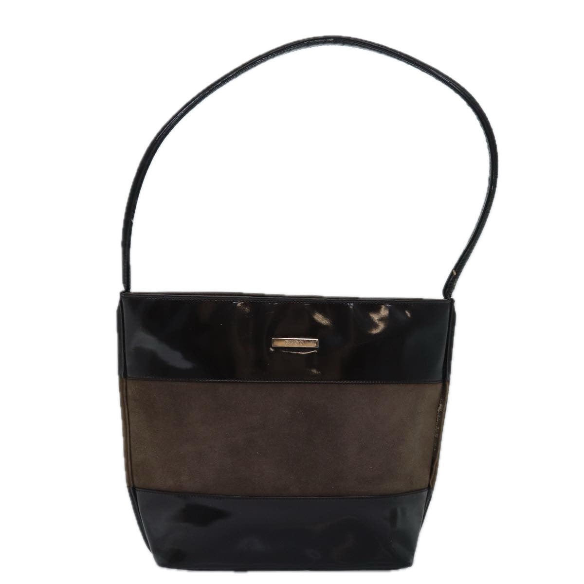 GUCCI Shoulder Bag Suede Brown 000 1448 0555 bs15233