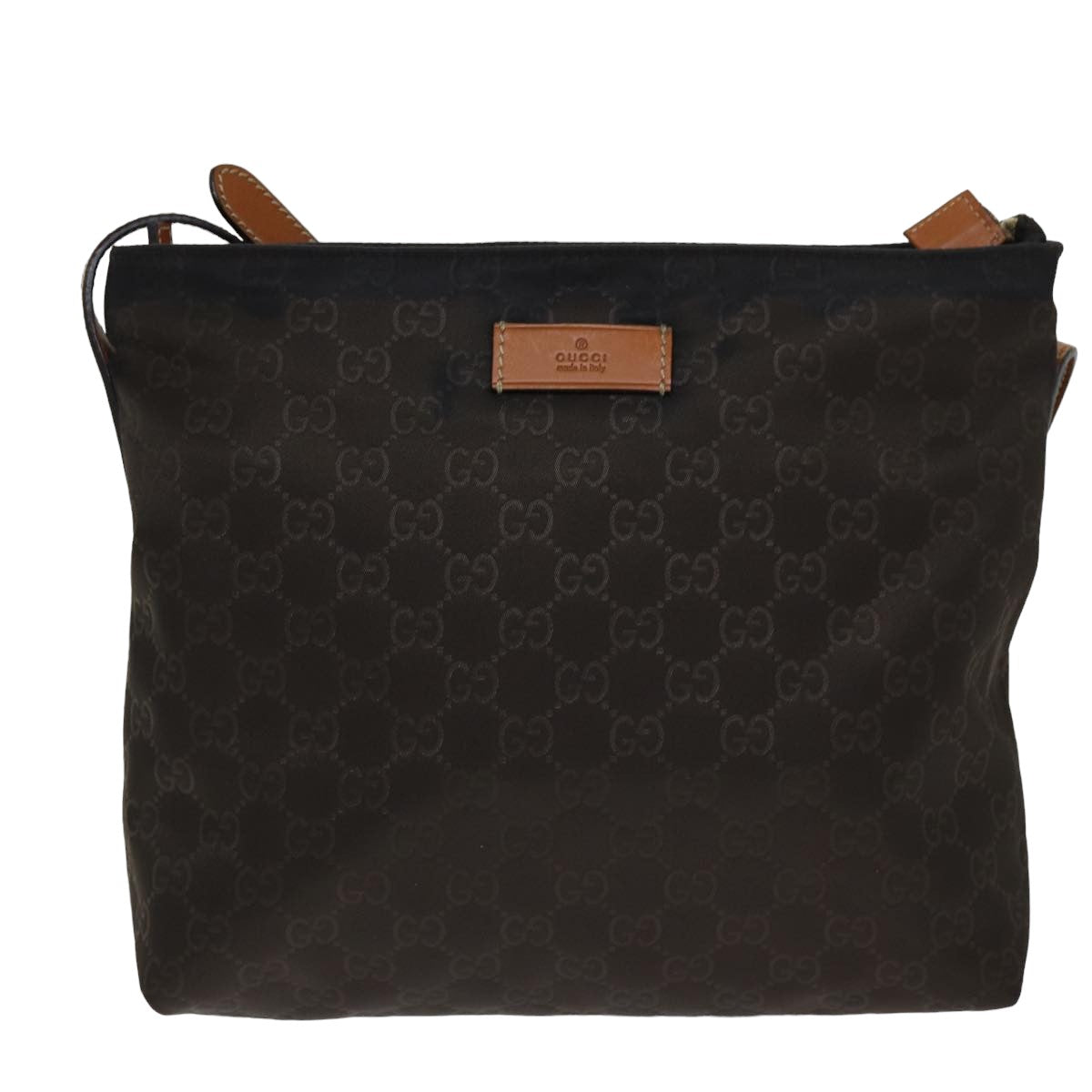 GUCCI GG Canvas Shoulder Bag Brown 314529 bs15251