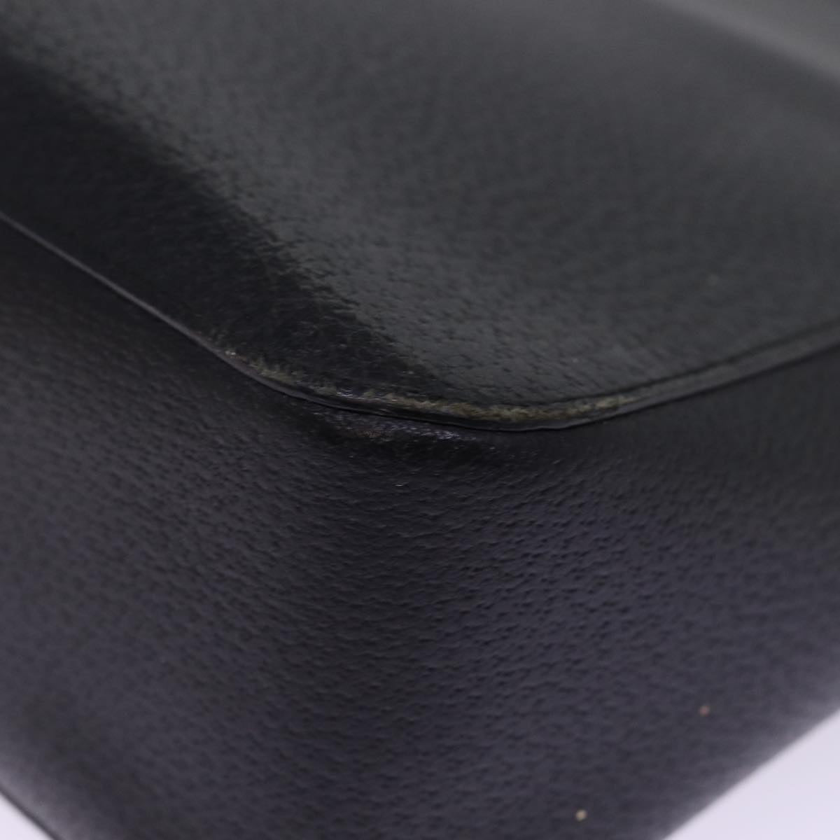 GUCCI Bamboo Hand Bag Leather Black 002 1060 bs15259