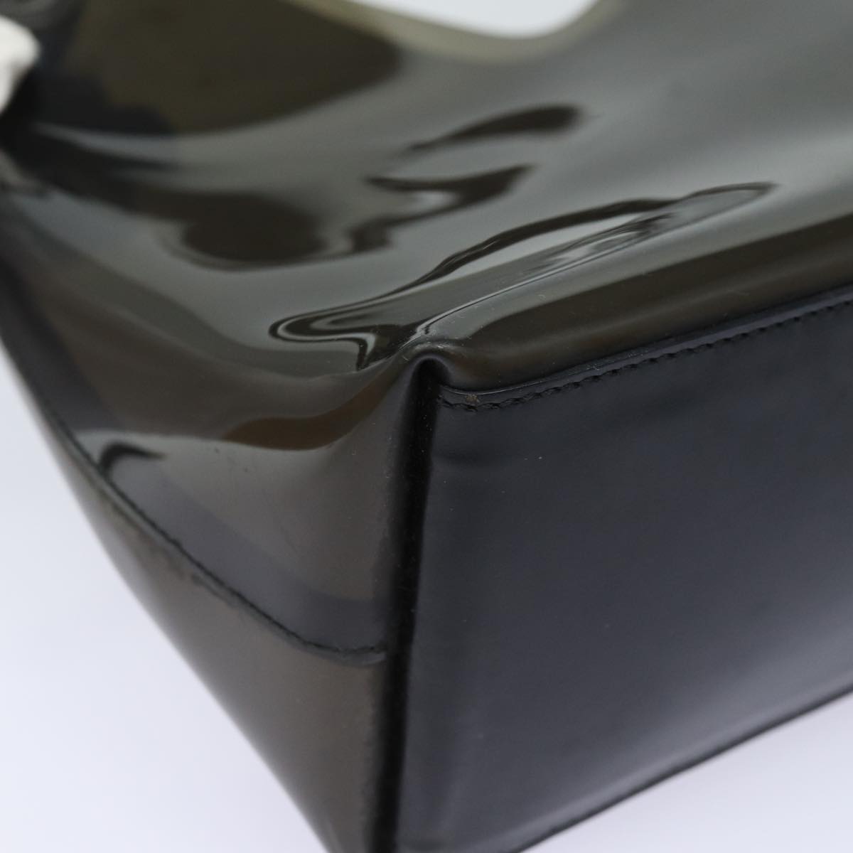 GUCCI Hand Bag Vinyl Black 001 2058 1883 bs15260