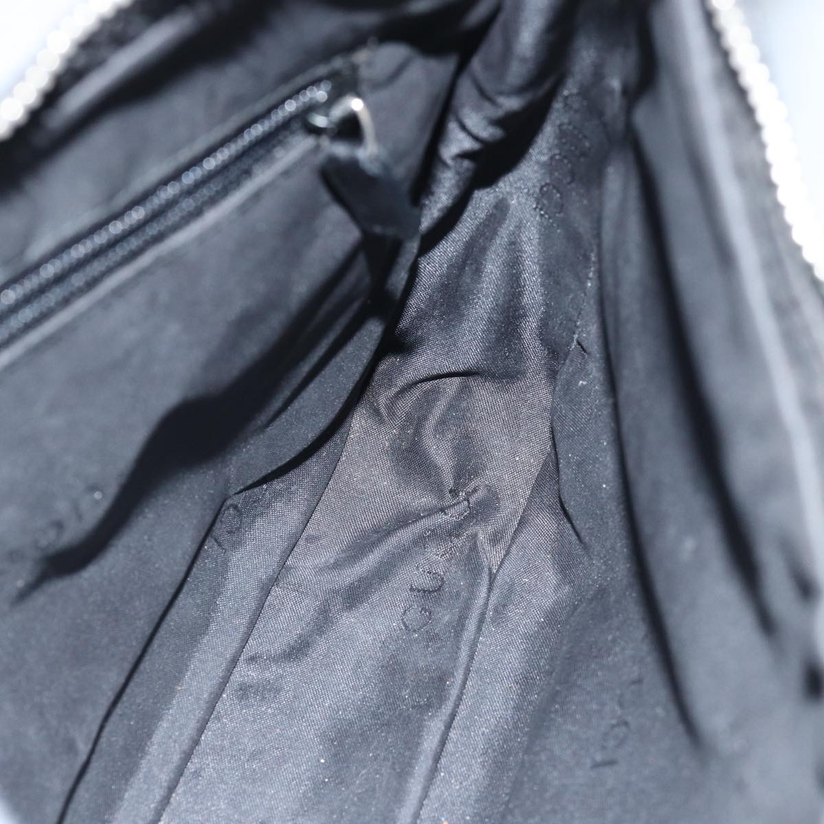 GUCCI Shoulder Bag Leather Black 001 3812 bs15261