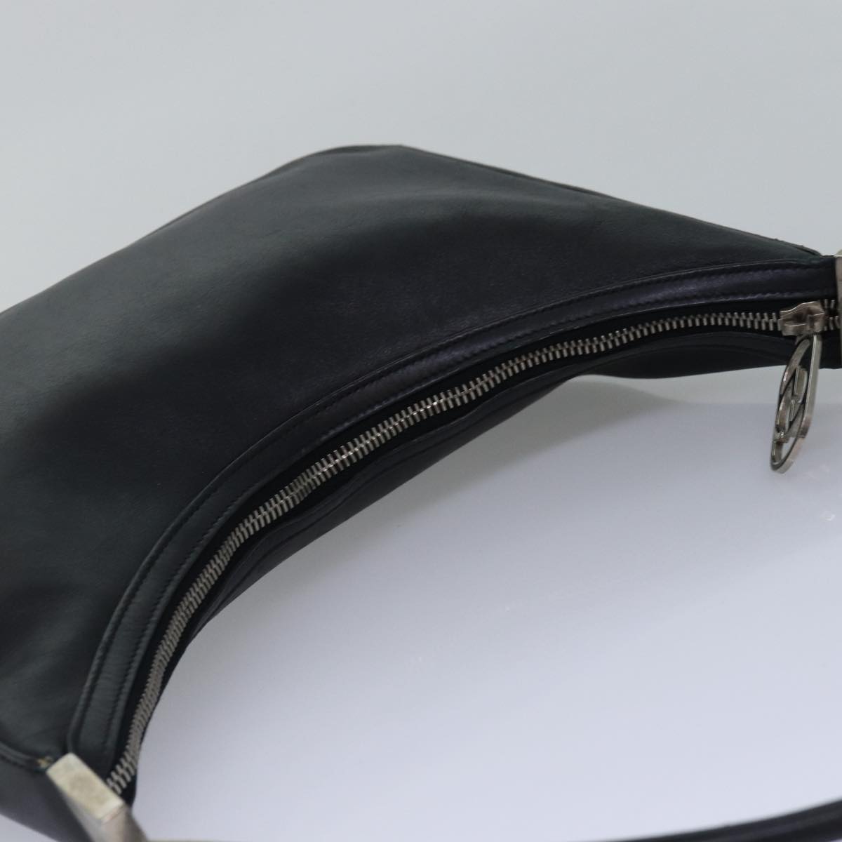 GUCCI Shoulder Bag Leather Black 001 3812 bs15261