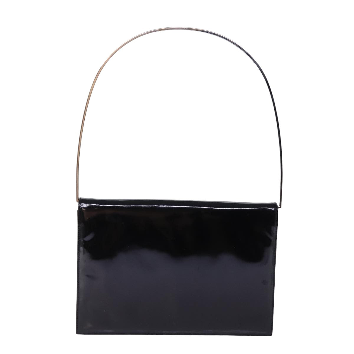 GUCCI Shoulder Bag Enamel Black bs15262