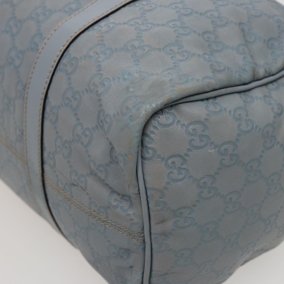 GUCCI GG Canvas Guccissima Boston Bag Blue 193603 bs15315
