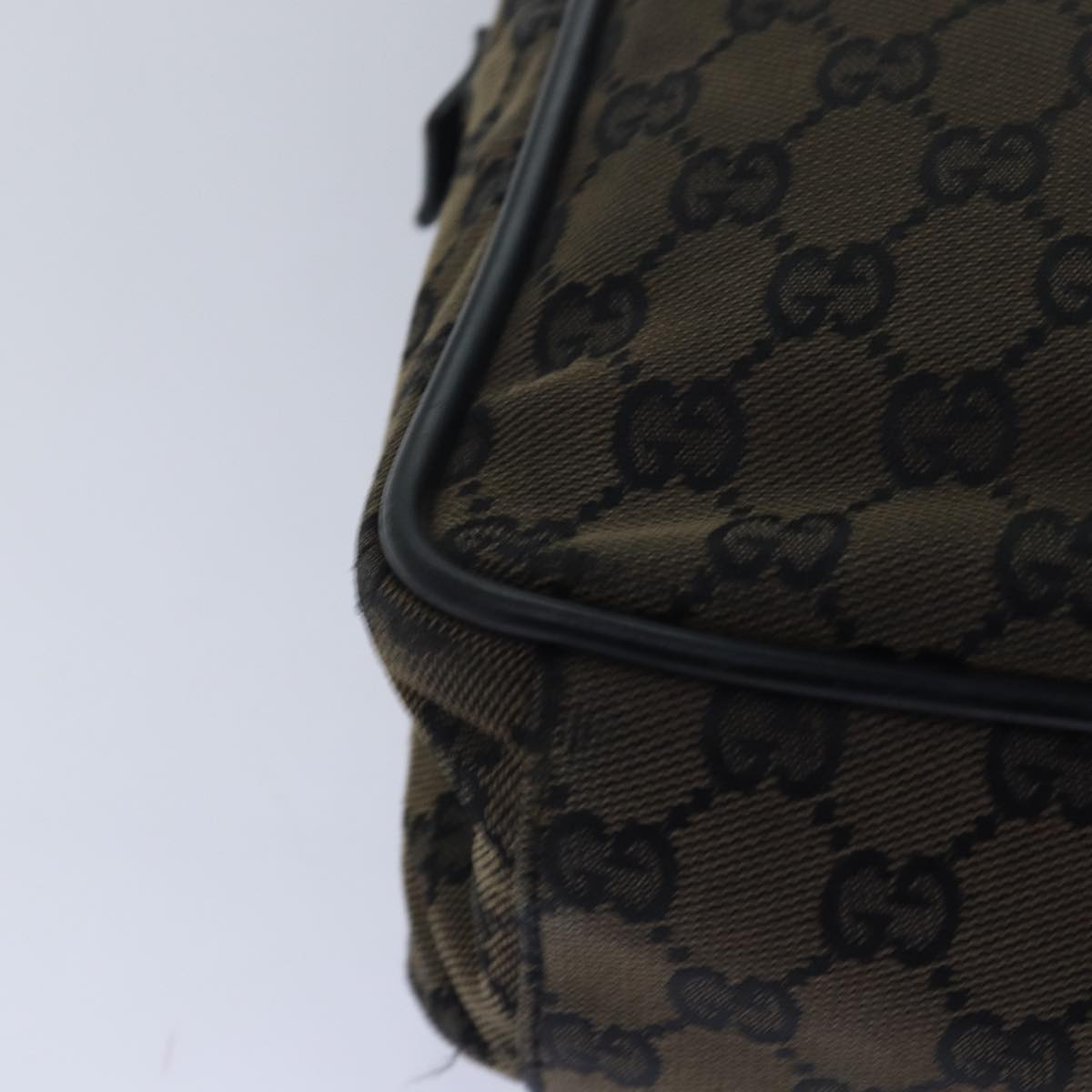 GUCCI GG Canvas Shoulder Bag Brown 018 1604 bs15334