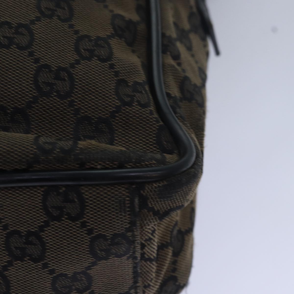 GUCCI GG Canvas Shoulder Bag Brown 018 1604 bs15334