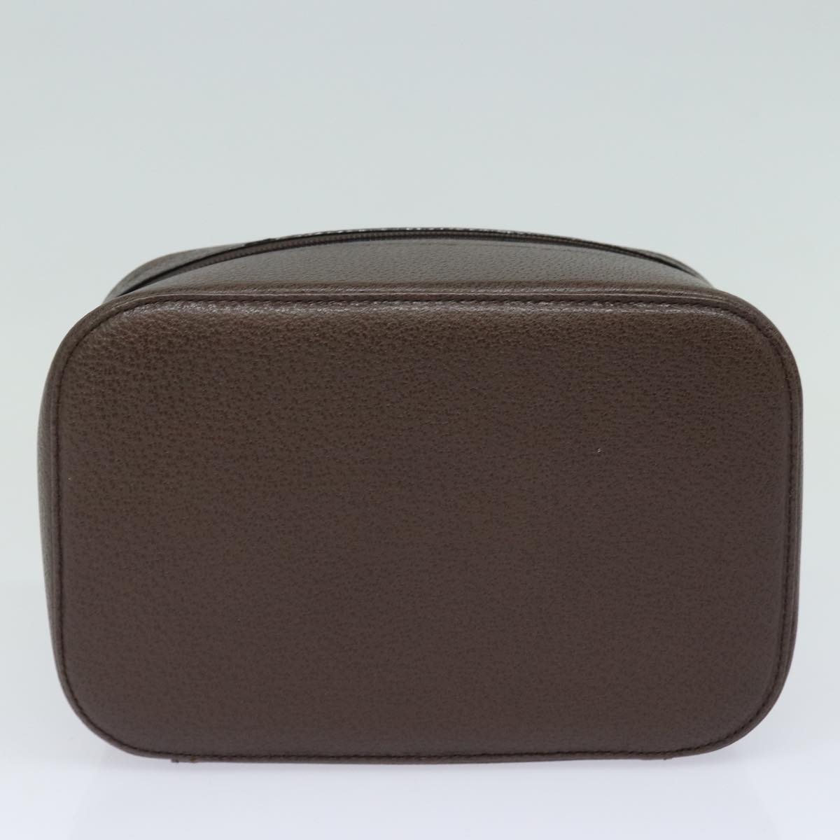 GUCCI Vanity Cosmetic Pouch Leather Brown 039 1705 0710 bs15335