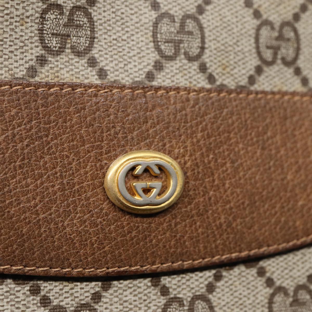 GUCCI GG Supreme Web Sherry Line Tote Bag PVC Beige Red 39 02 091 bs15336