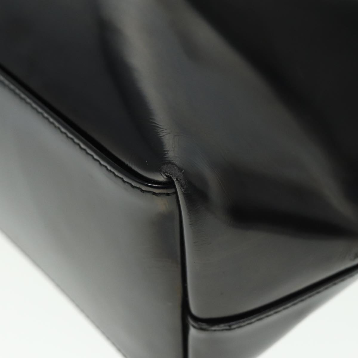 GUCCI Hand Bag Patent leather Black 002 2113 0475 bs15337