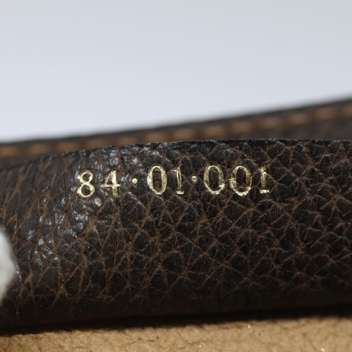 GUCCI GG Supreme Web Sherry Line Clutch Bag PVC Beige 84 01 001 bs15432