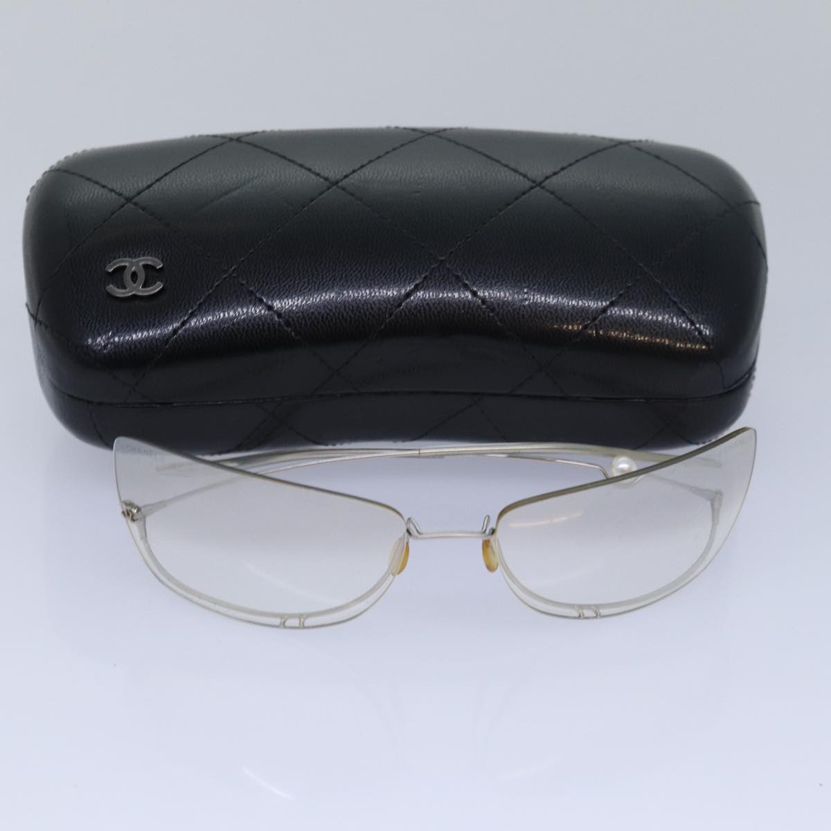 GUCCI Sunglasses Stainless Steel Silver bs15435
