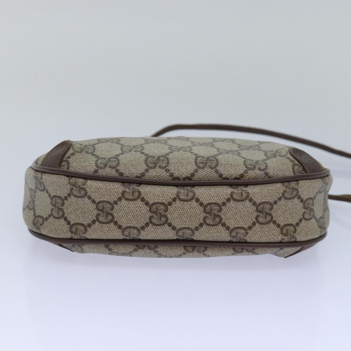 GUCCI GG Supreme Shoulder Bag PVC Leather Beige 89 02 066 bs15441