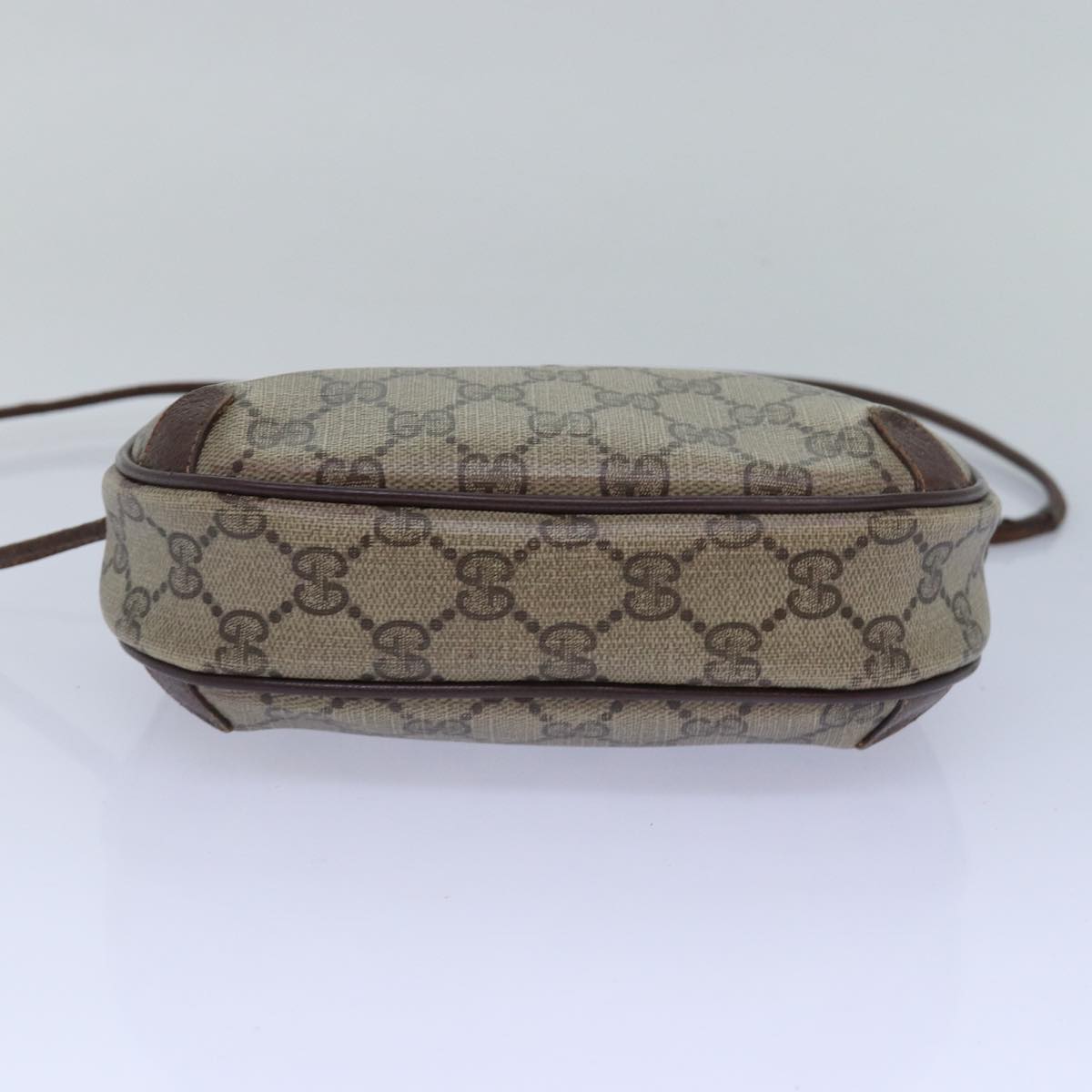 GUCCI GG Supreme Shoulder Bag PVC Leather Beige 156 02 066 bs15442