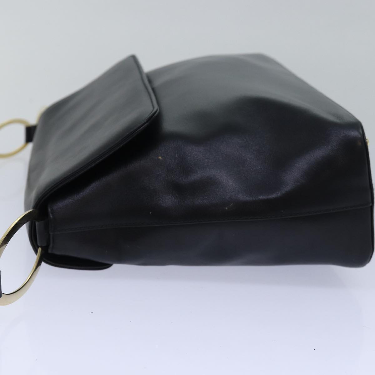 GUCCI Shoulder Bag Leather Black 001 3444 1804 bs15454