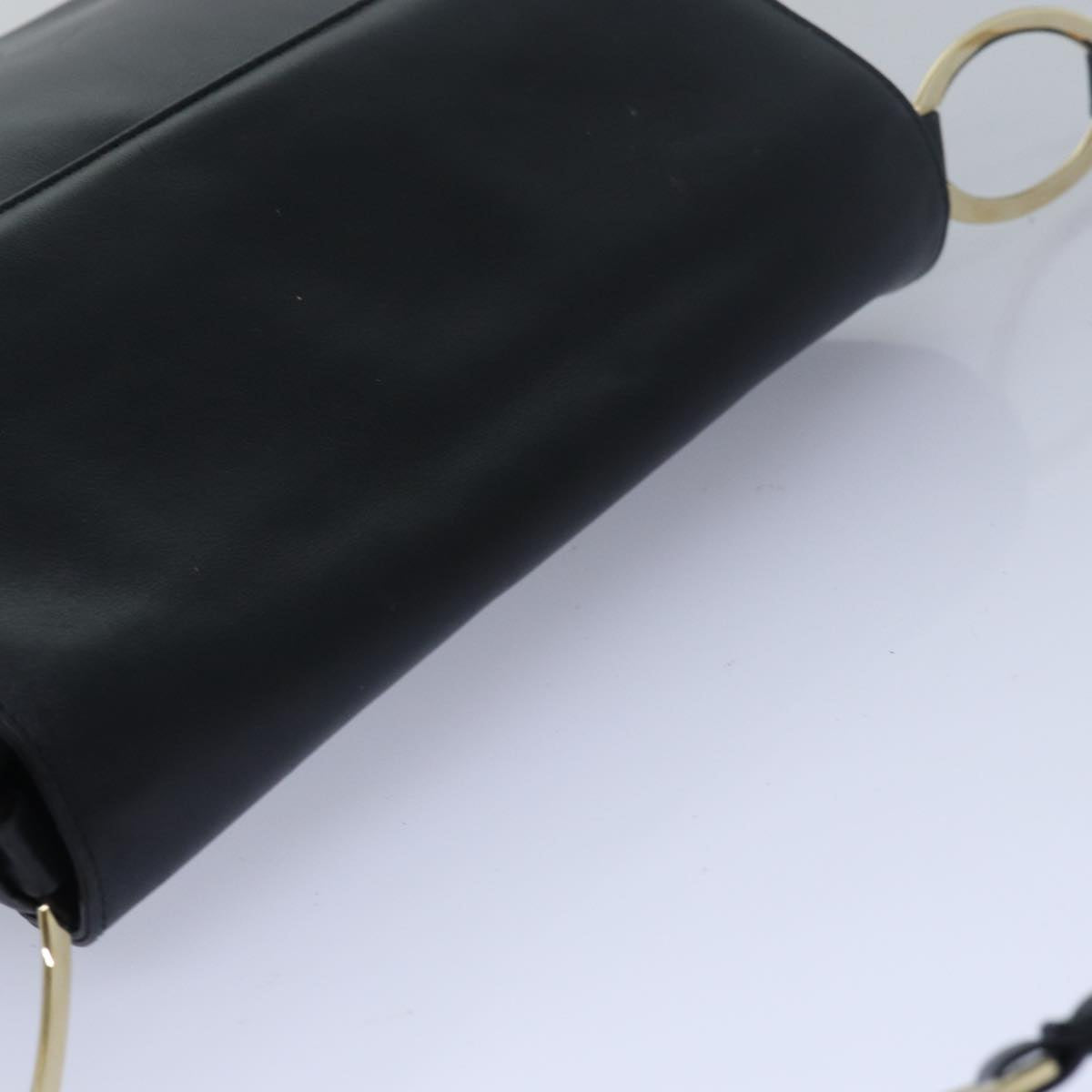 GUCCI Shoulder Bag Leather Black 001 3444 1804 bs15454