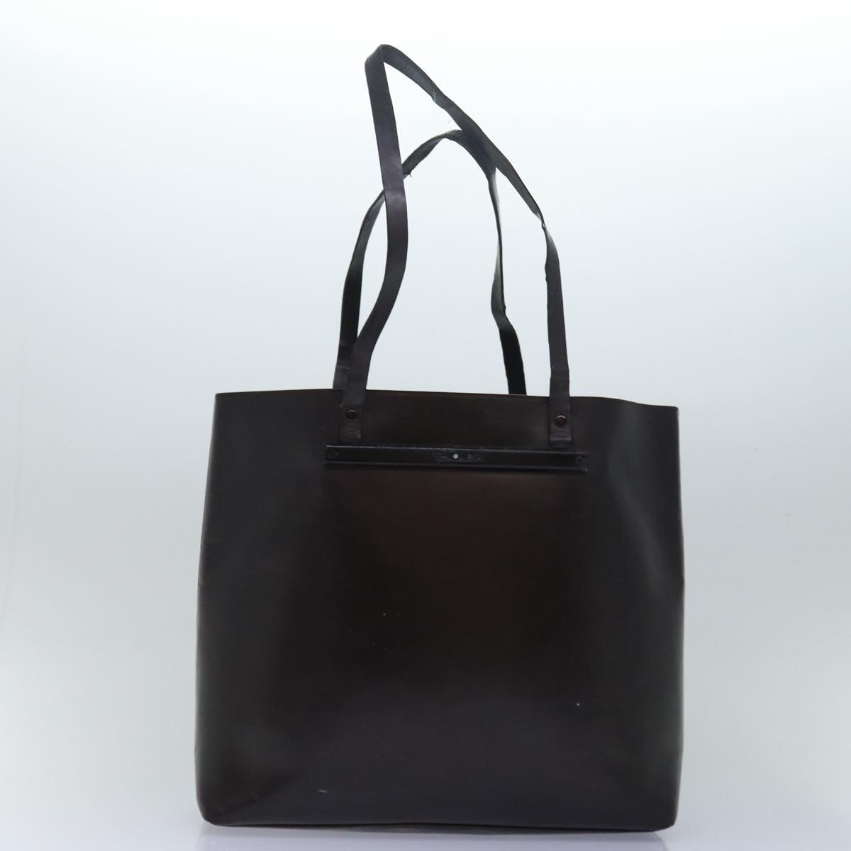 GUCCI GG Canvas Shoulder Bag Leather 2Set Brown Black bs15480