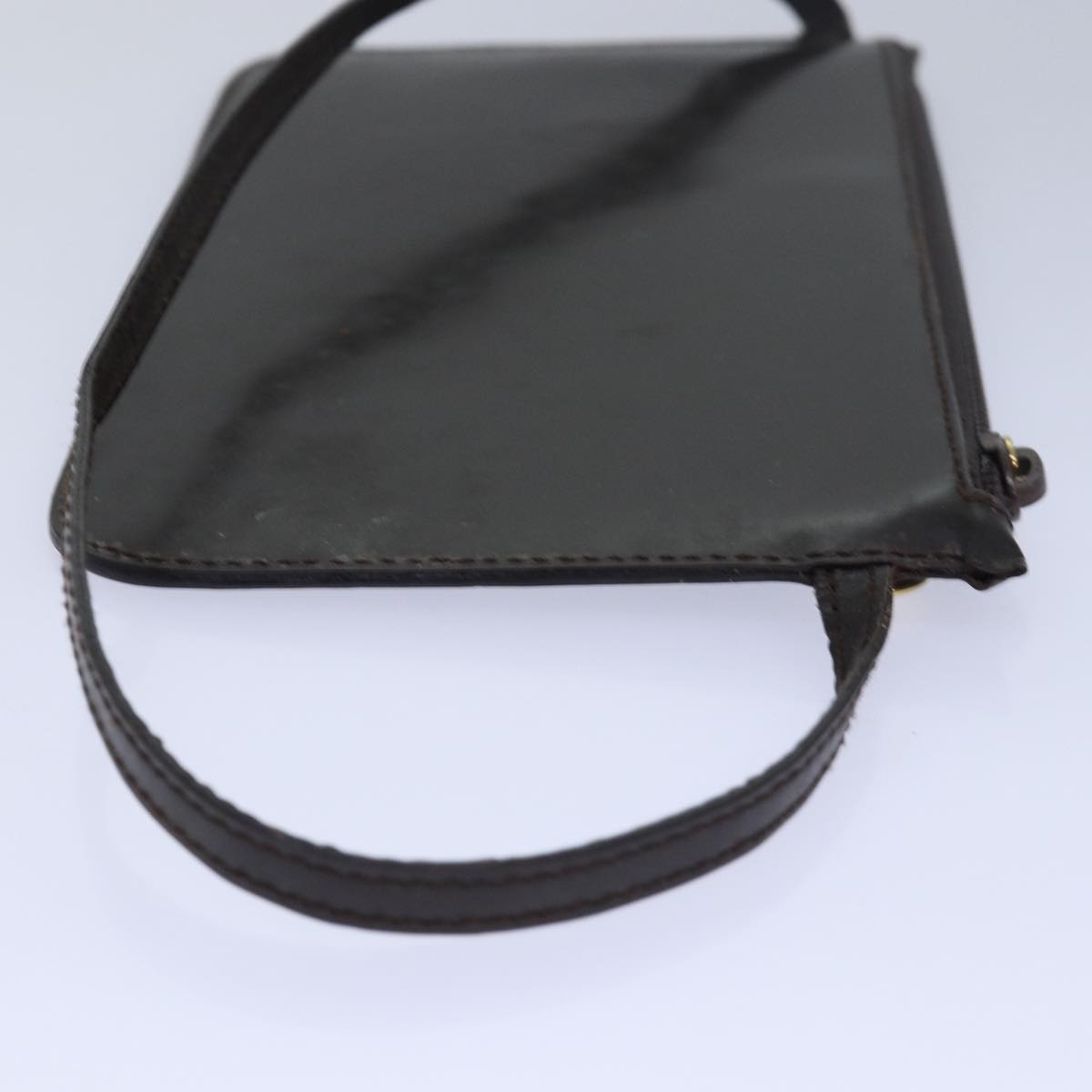 GUCCI GG Canvas Shoulder Bag Leather 2Set Brown Black bs15480