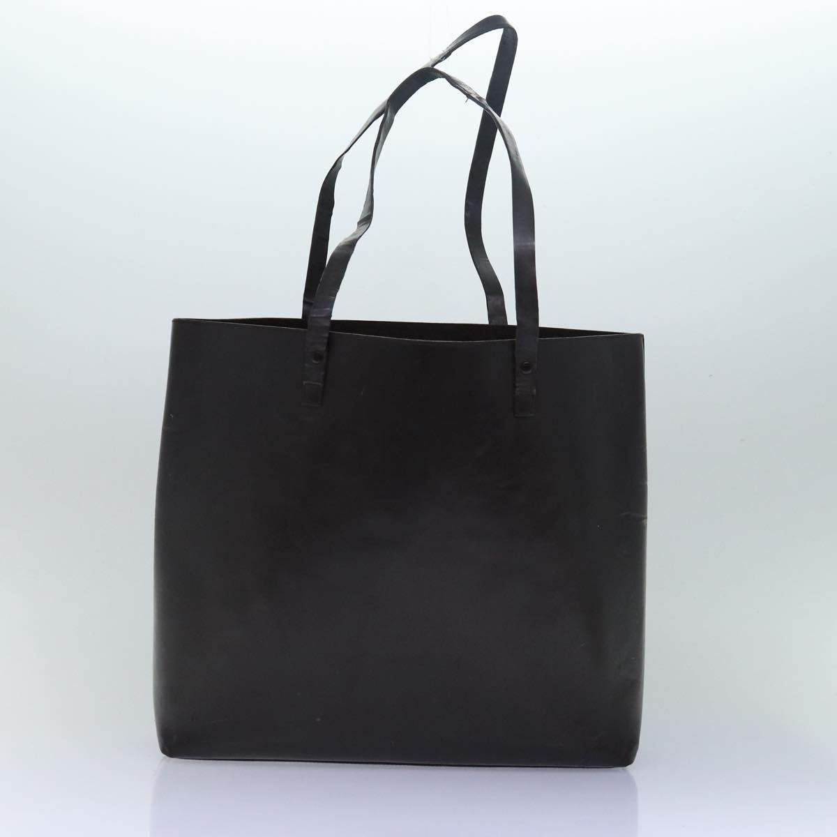 GUCCI GG Canvas Shoulder Bag Leather 2Set Brown Black bs15480