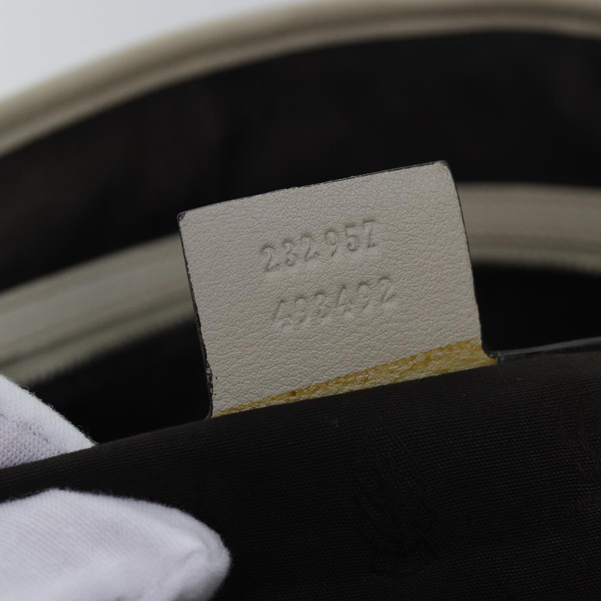 GUCCI GG Canvas GG Twins Guccissima Tote Bag White bs15619