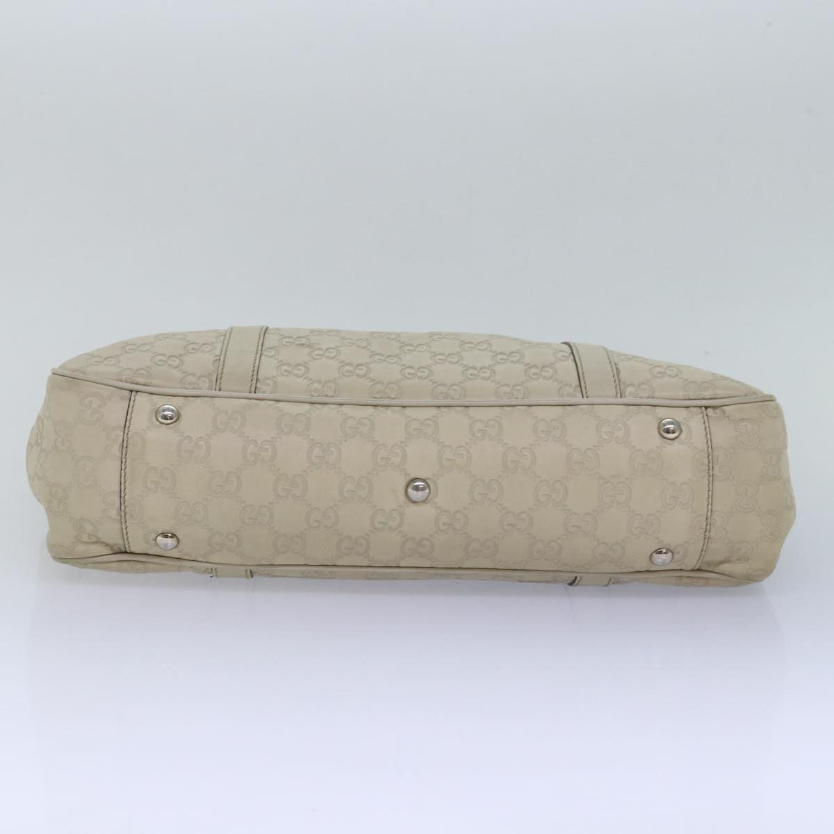 GUCCI GG Canvas GG Twins Guccissima Tote Bag White bs15619
