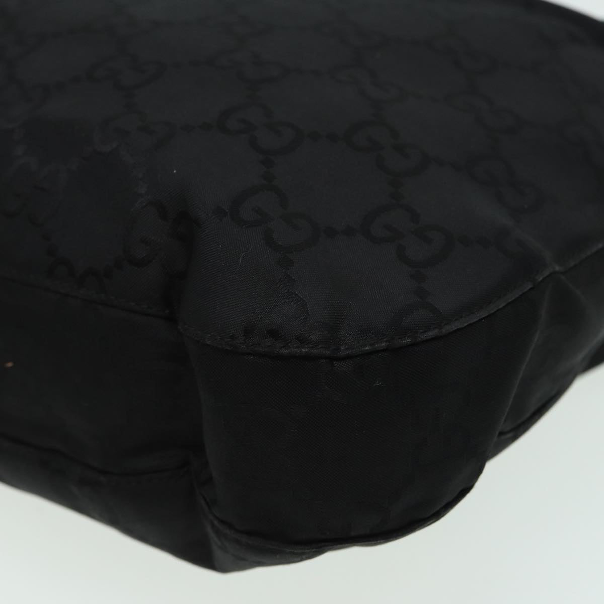 GUCCI GG Canvas Shoulder Bag Black 001 3166 1705 bs15620
