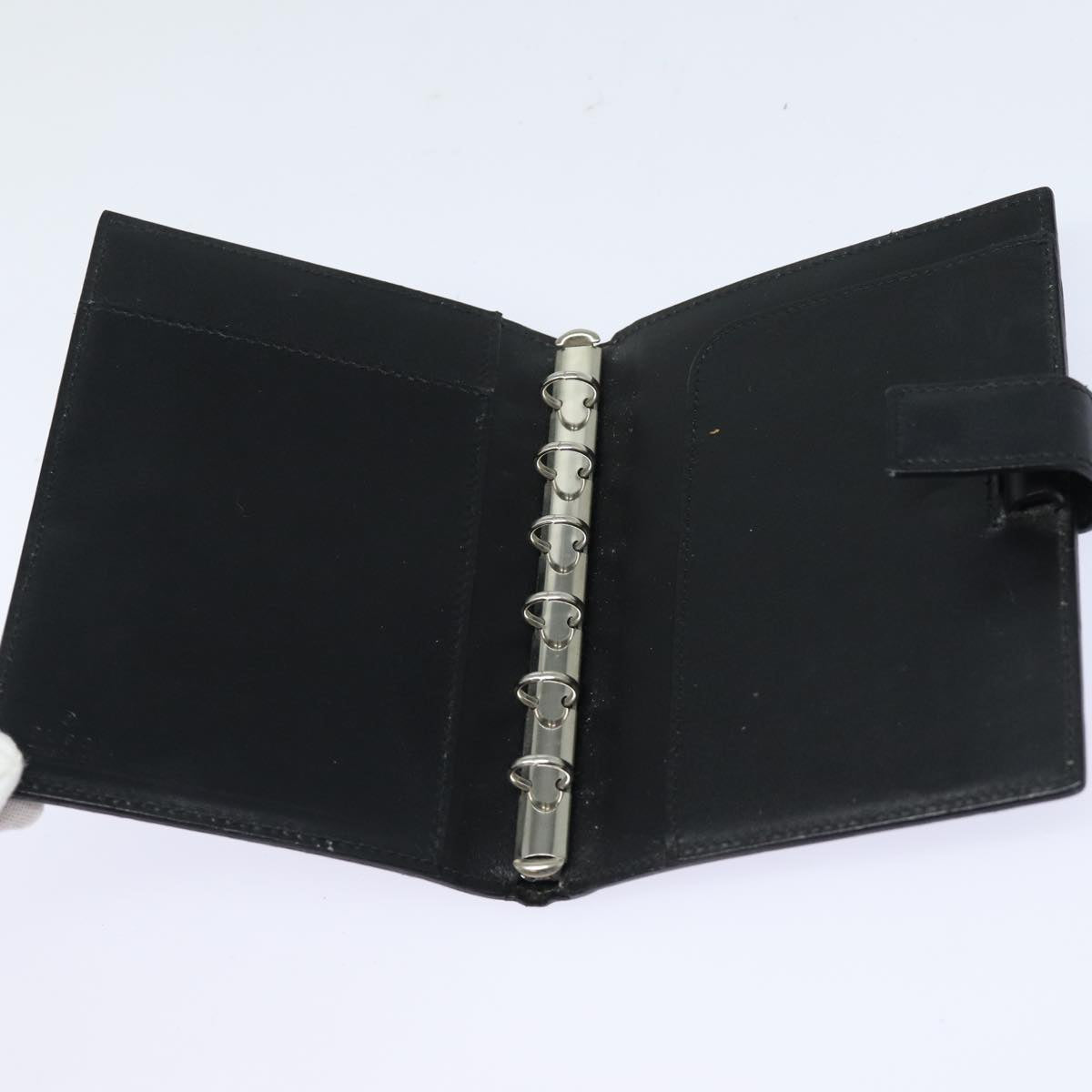 GUCCI Day Planner Cover Leather Black 031 0416 0927 bs15650