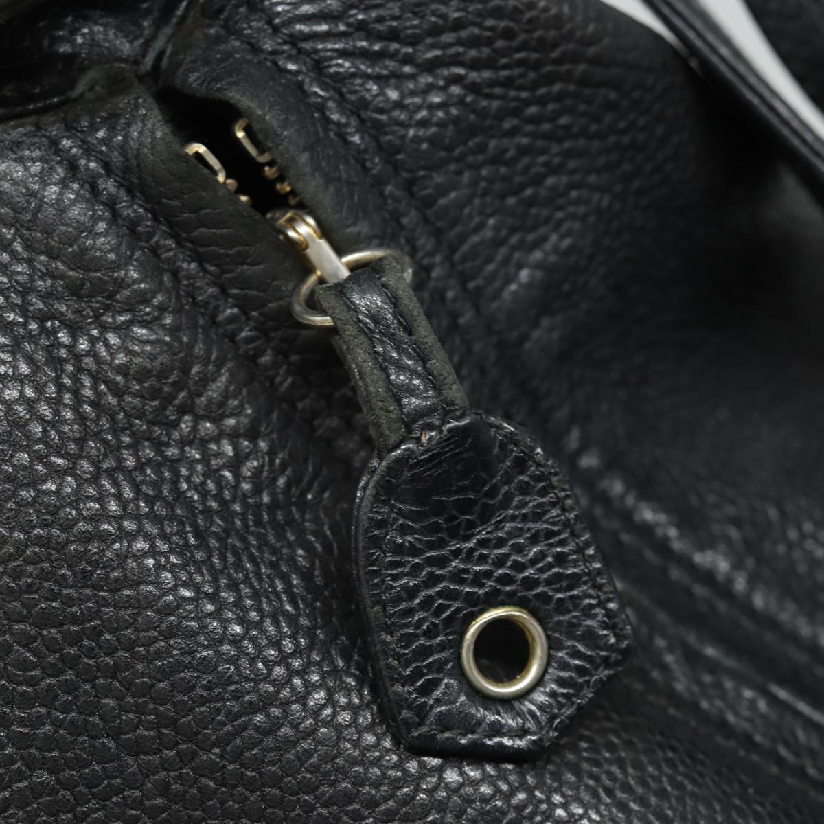 CHANEL COCO Mark Shoulder Bag Caviar Skin Black CC bs15856