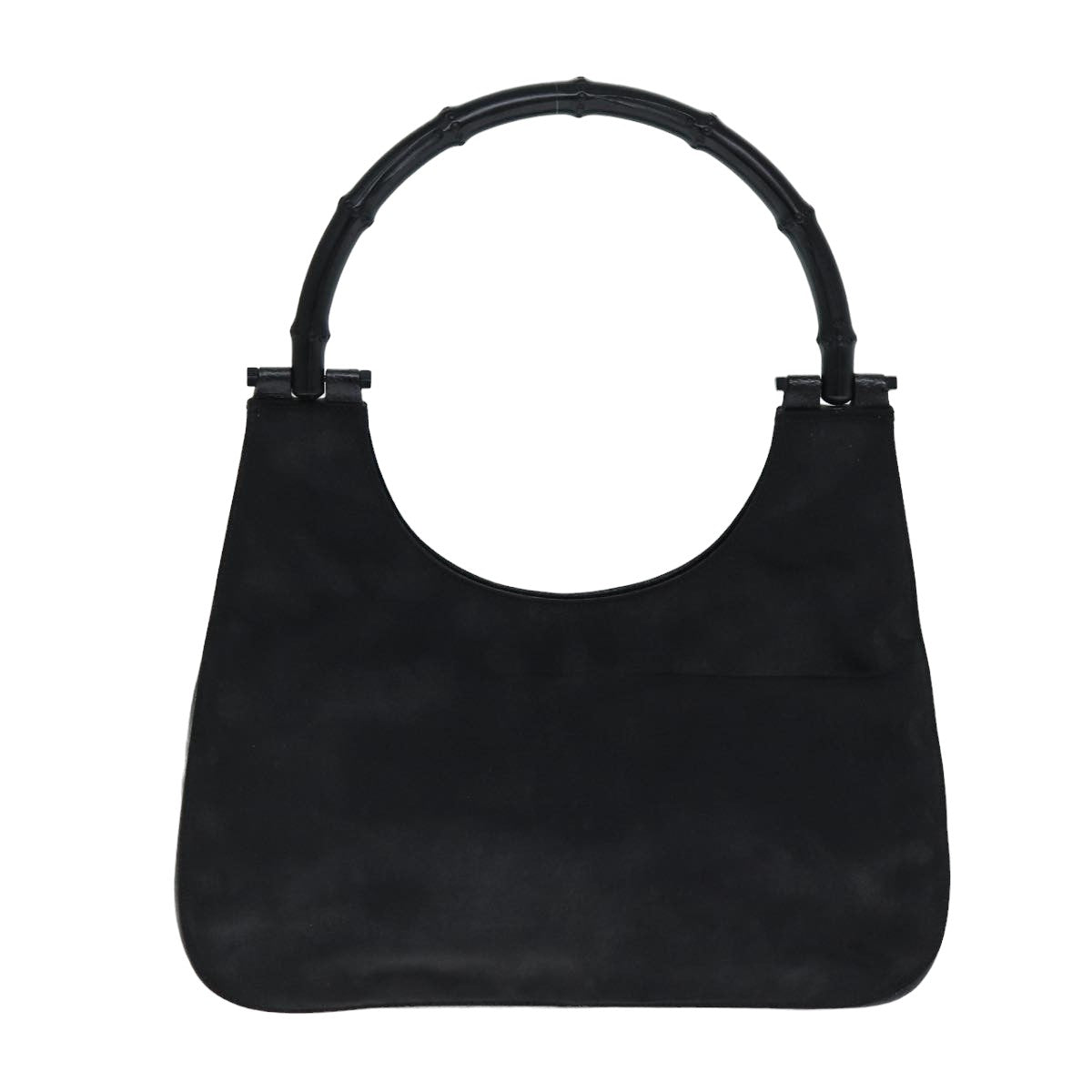 GUCCI Bamboo Hand Bag Nylon Black 001 3739 bs15883