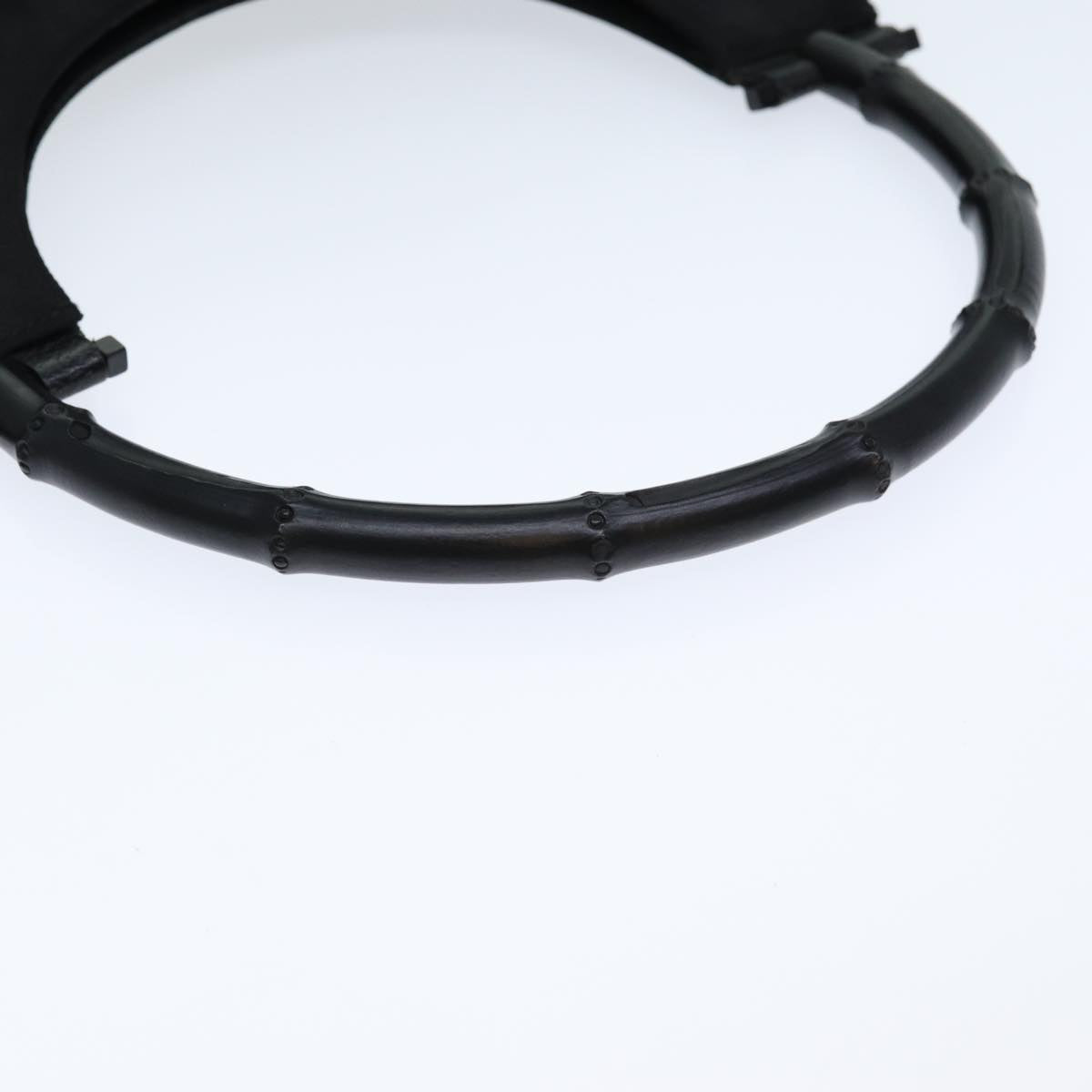 GUCCI Bamboo Hand Bag Nylon Black 001 3739 bs15883