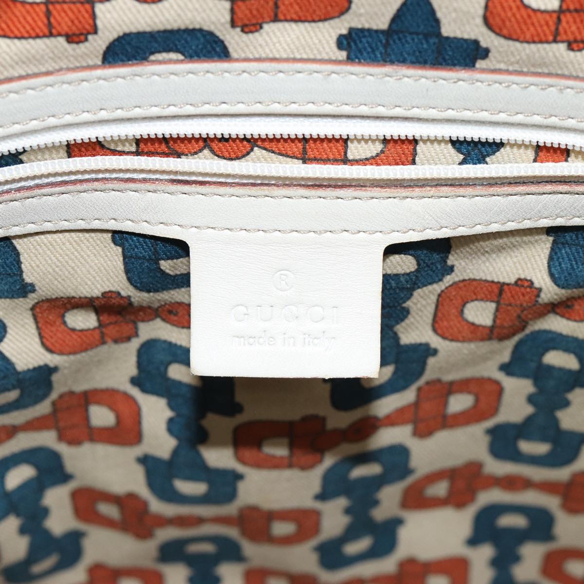 GUCCI GG Canvas Guccissima Tote Bag White 145984 bs15884
