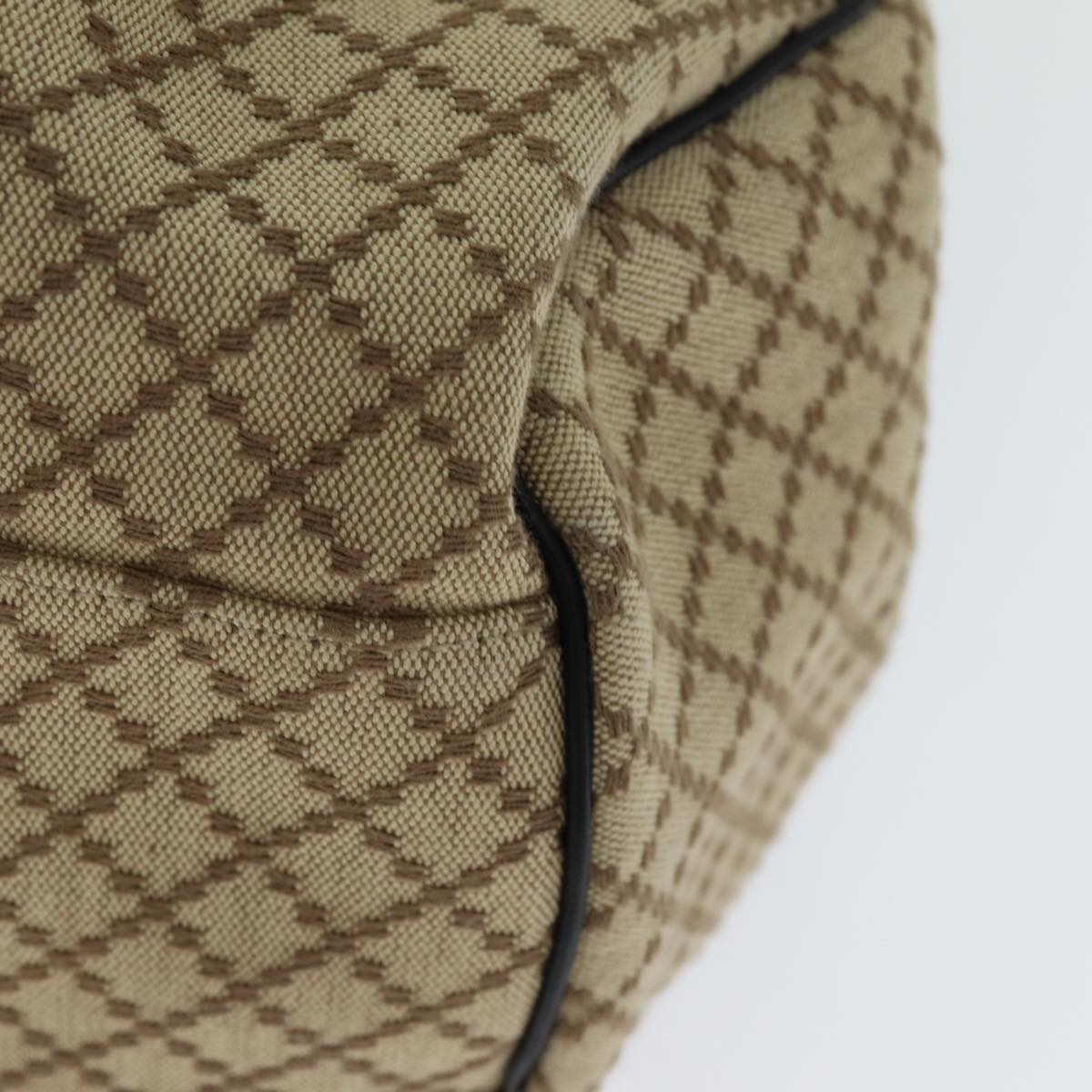 GUCCI Sukey Diamante Hand Bag Canvas Beige 211943 bs15886