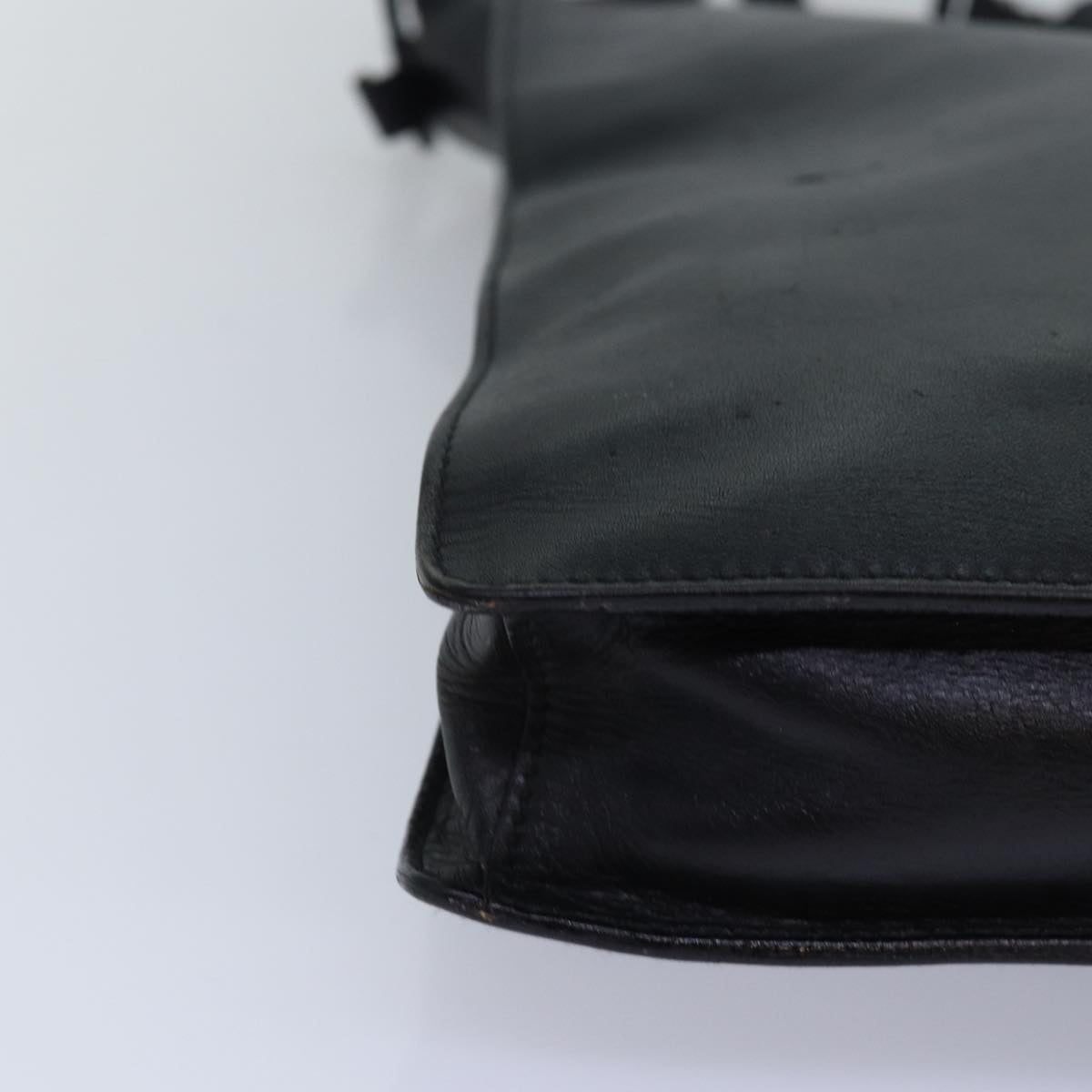 GUCCI Bamboo Shoulder Bag Leather nylon 2Set Black bs15957