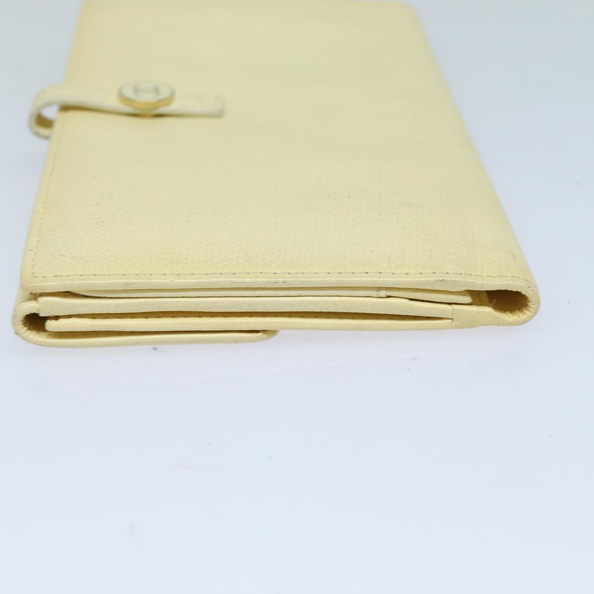 CHANEL COCO Mark Wallet Leather Vanilla CC bs15966