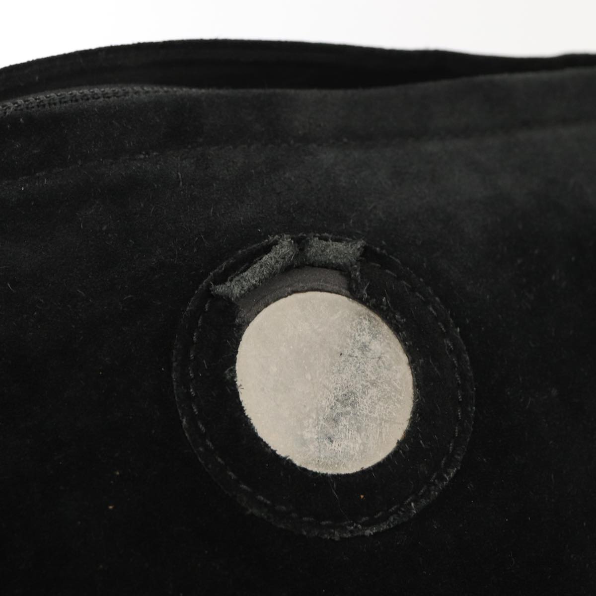 GUCCI Shoulder Bag Suede Black 002 781 0422 bs16033
