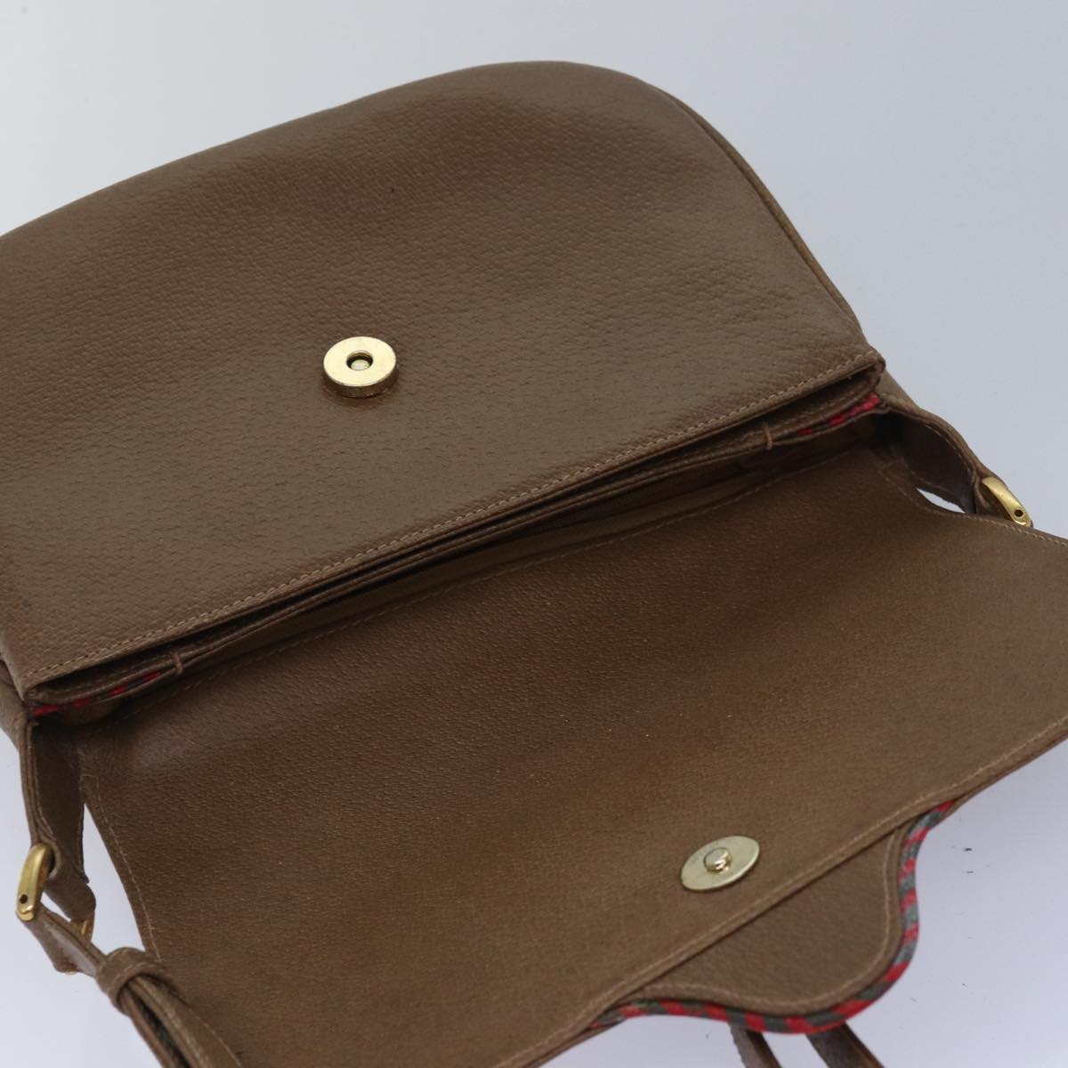 GUCCI Shoulder Bag Leather Brown 72 02 104 bs16069