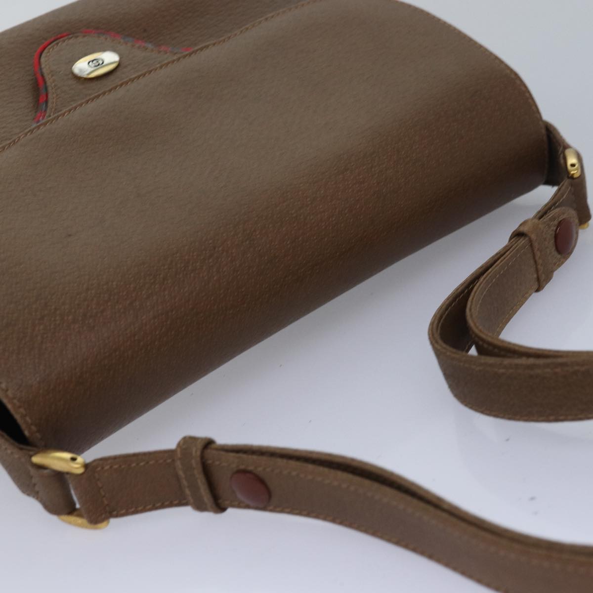 GUCCI Shoulder Bag Leather Brown 72 02 104 bs16069