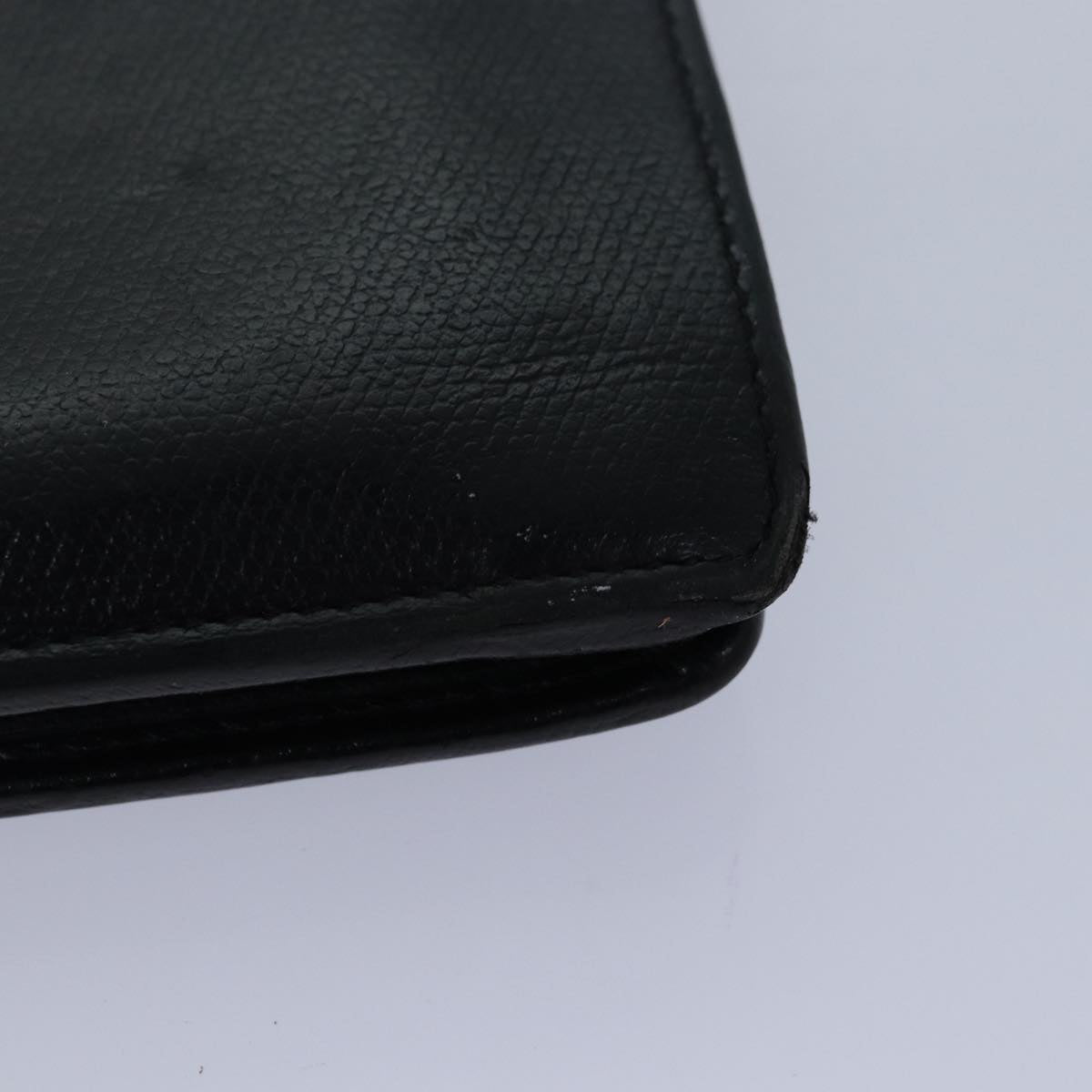 CHANEL Wallet Leather Black CC bs16073