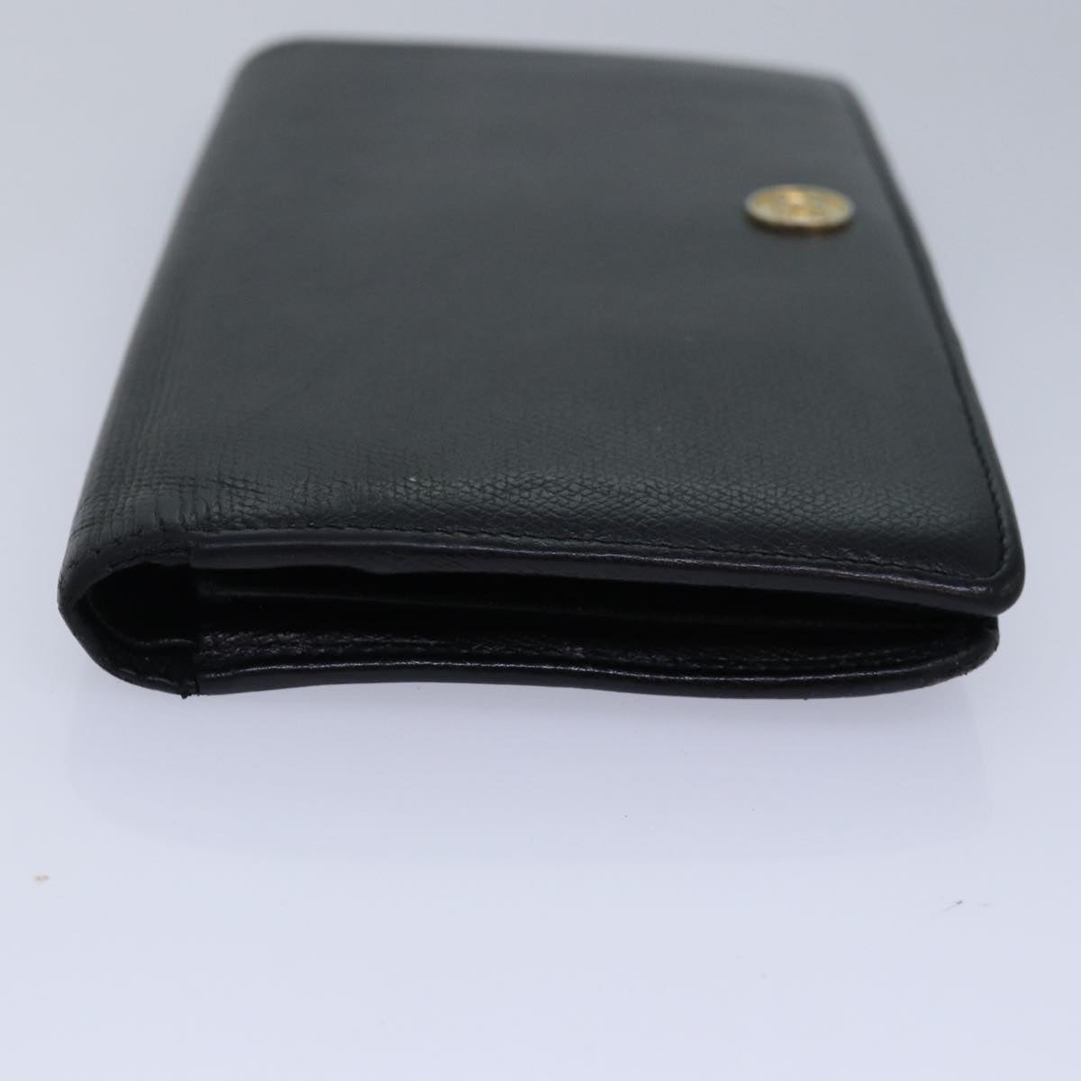 CHANEL Wallet Leather Black CC bs16073