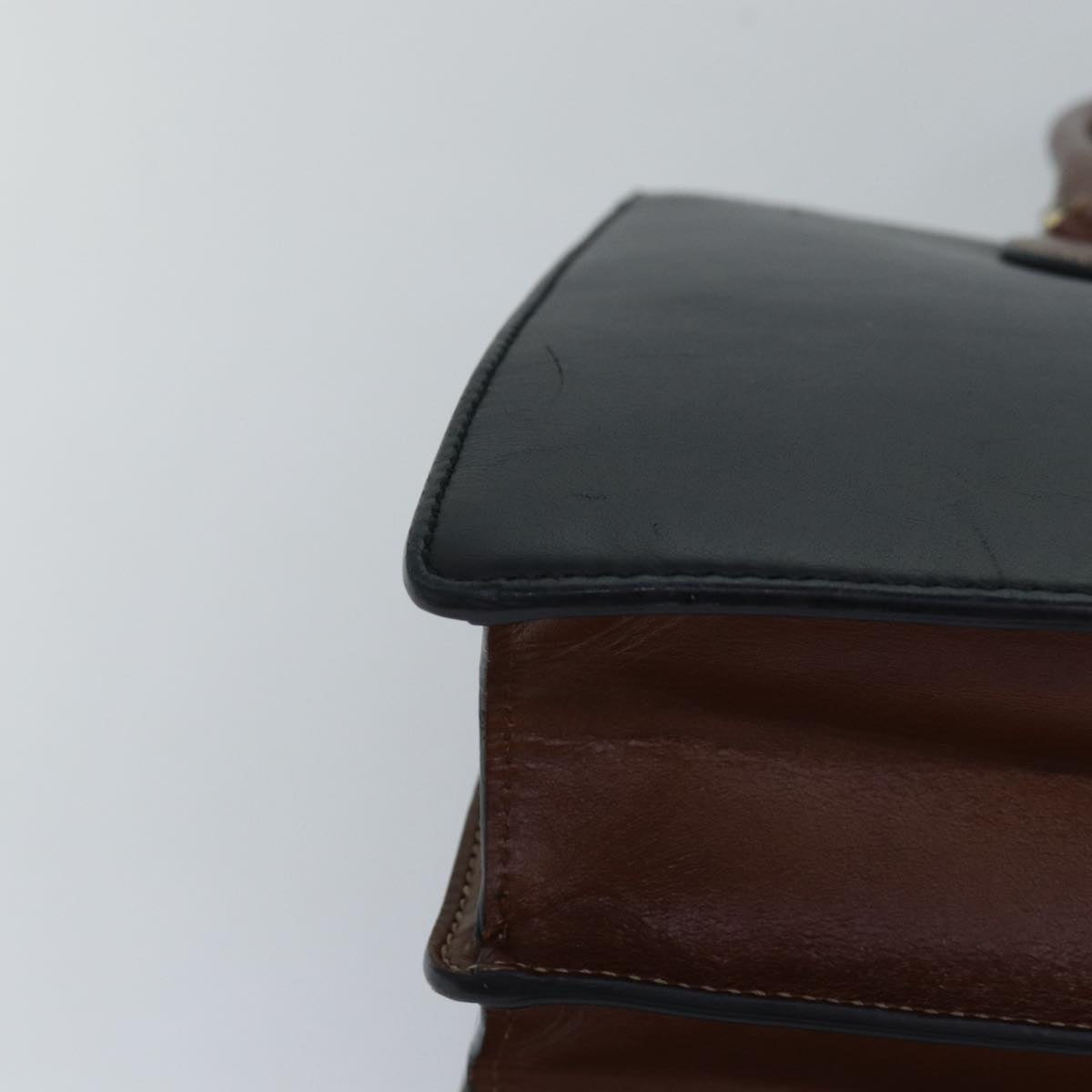 GUCCI Hand Bag Leather 2way Black 409531 bs16089