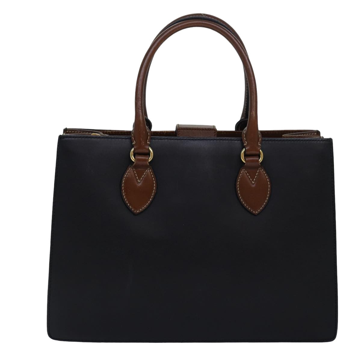 GUCCI Hand Bag Leather 2way Black 409531 bs16089