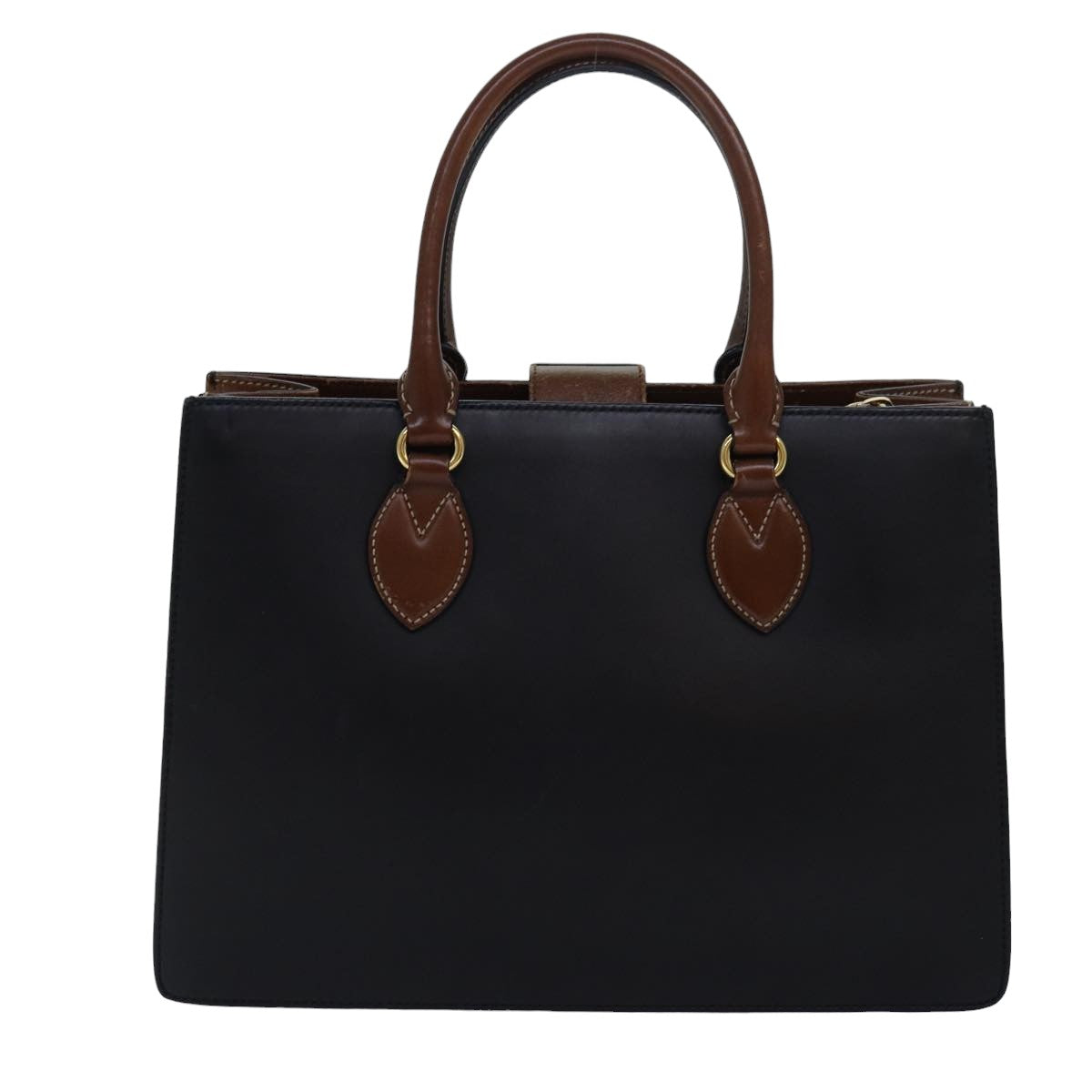 GUCCI Hand Bag Leather 2way Black 409531 bs16089