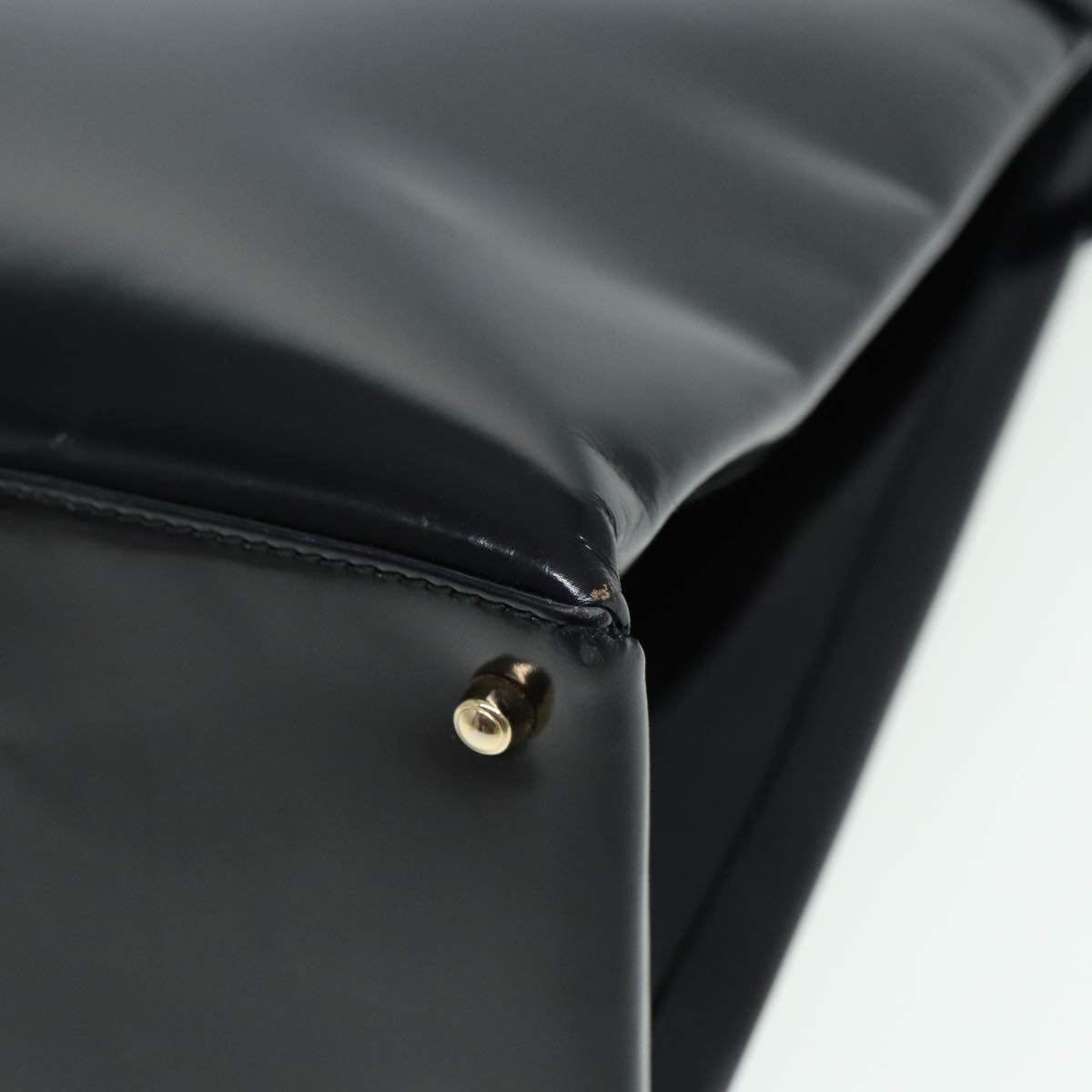 GUCCI Tote Bag Enamel Black 002 1046 0407 bs16103