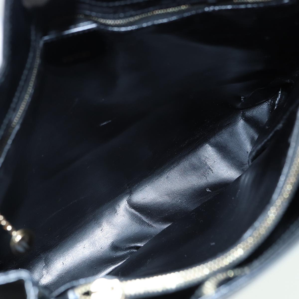 GUCCI Tote Bag Enamel Black 002 1046 0407 bs16103