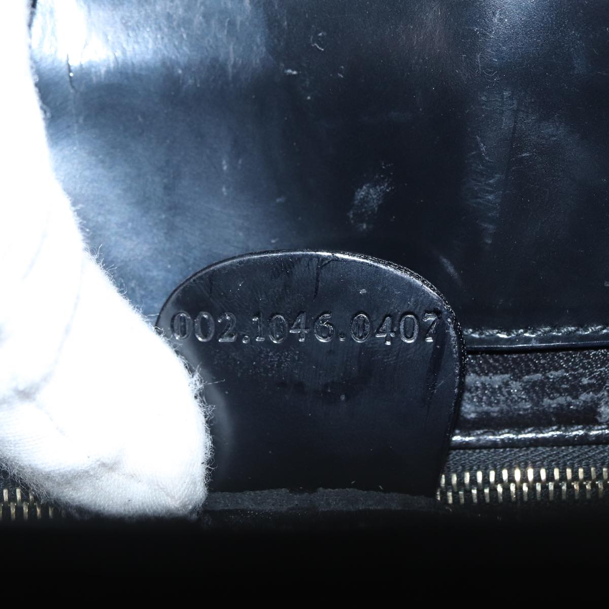 GUCCI Tote Bag Enamel Black 002 1046 0407 bs16103
