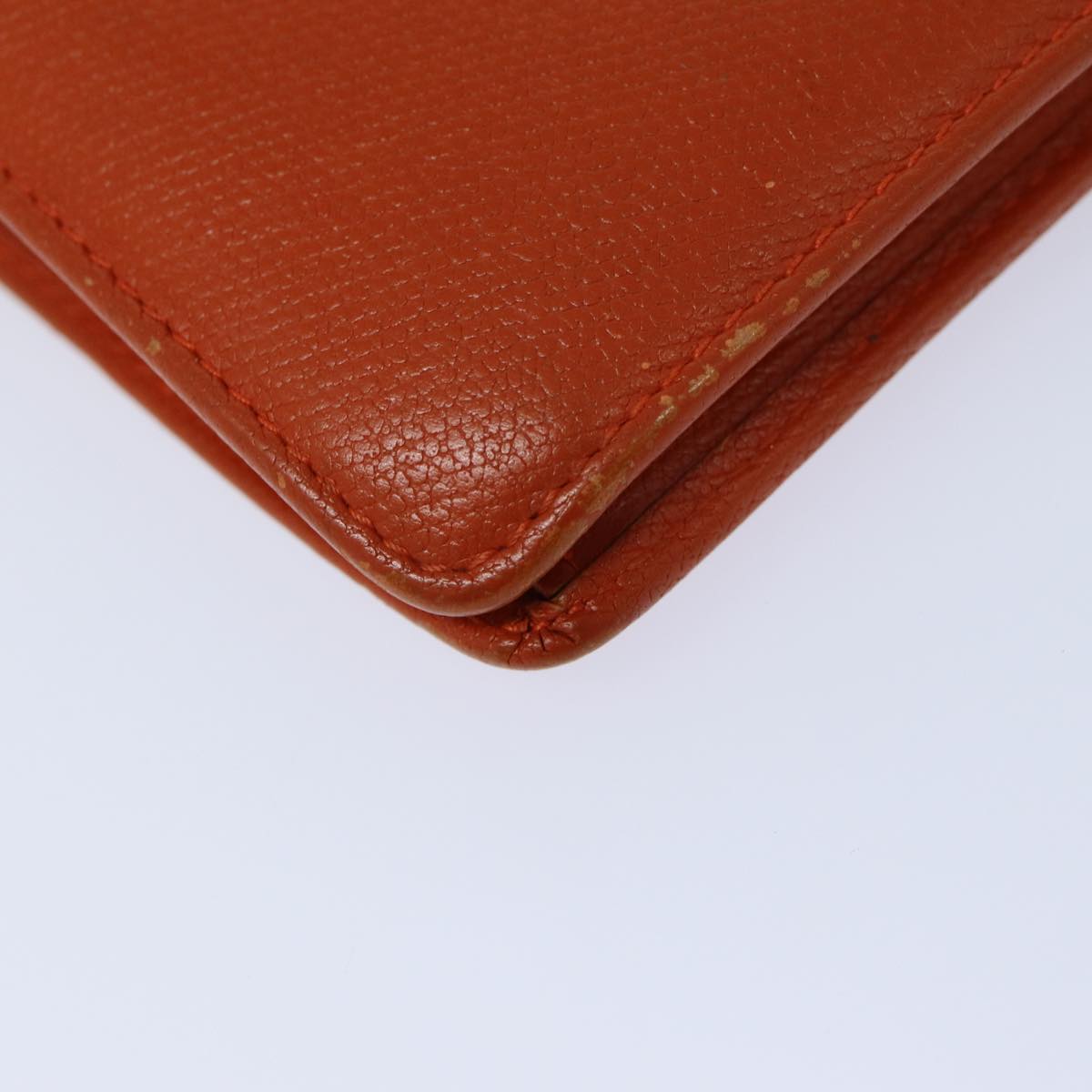 CHANEL COCO Mark Wallet Leather Orange CC bs16185