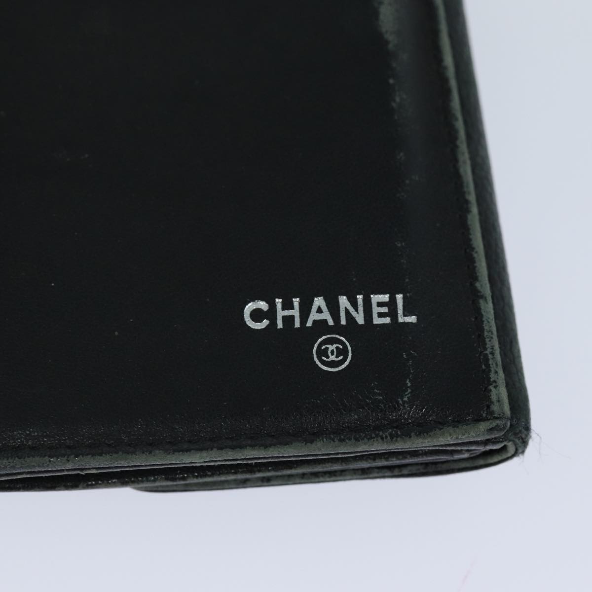 CHANEL COCO Mark Wallet Caviar Skin Black CC bs16186